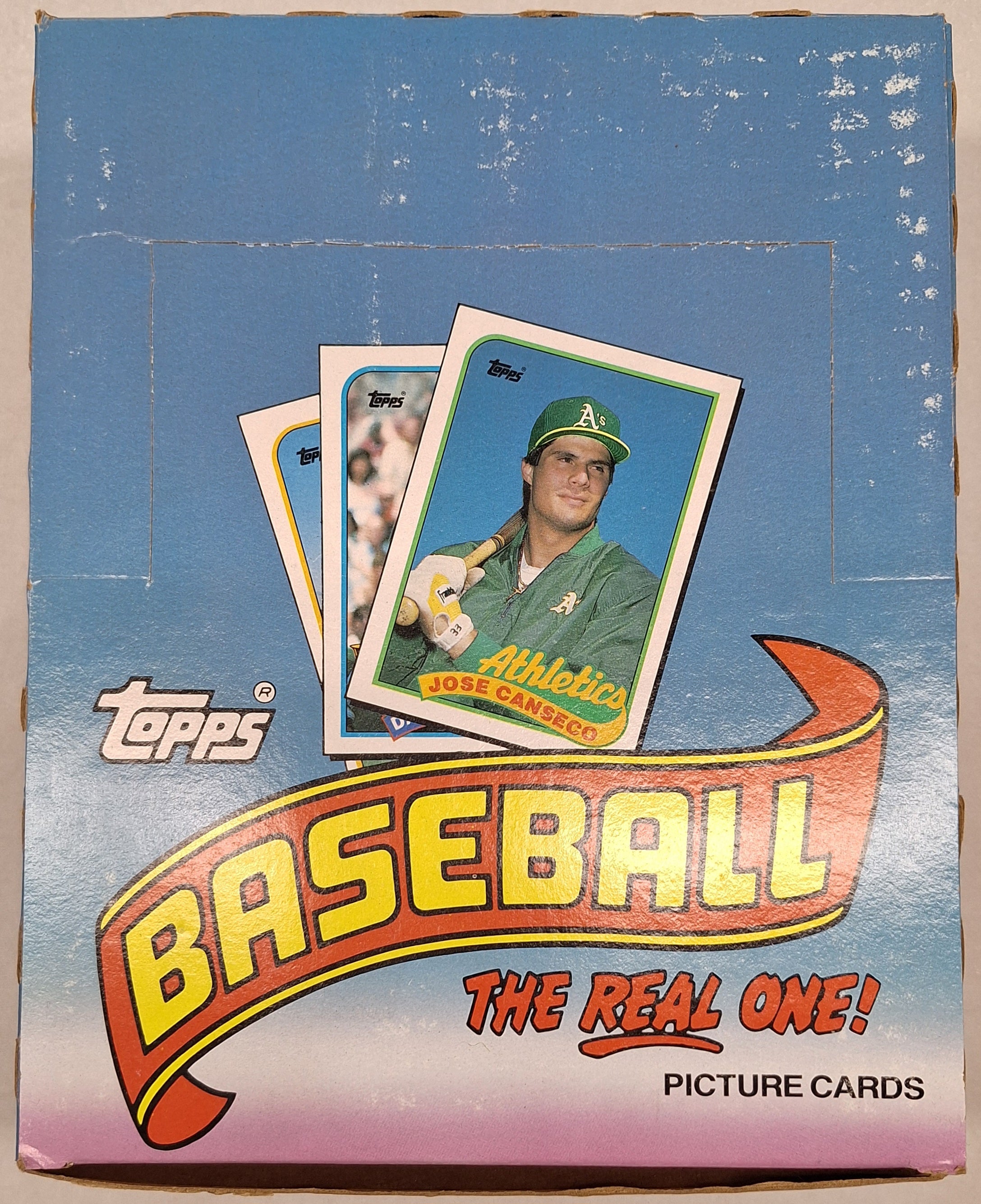 1989 Topps Baseball Rack Pack Box of 24