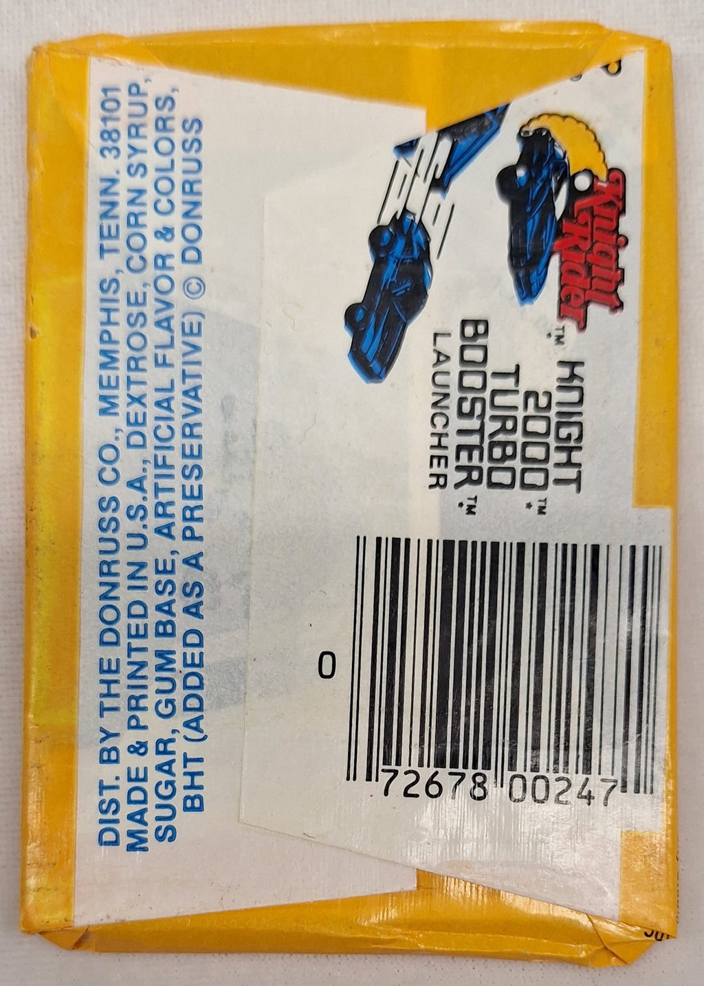 1983 Knight Rider Wax Pack