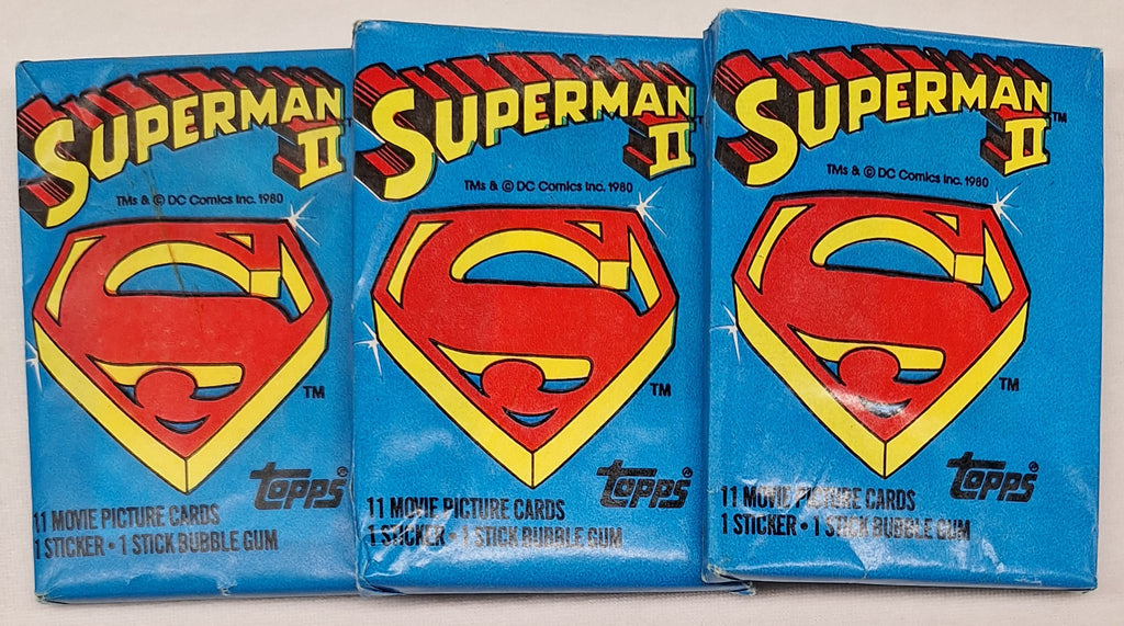 1980 Superman II Wax Pack