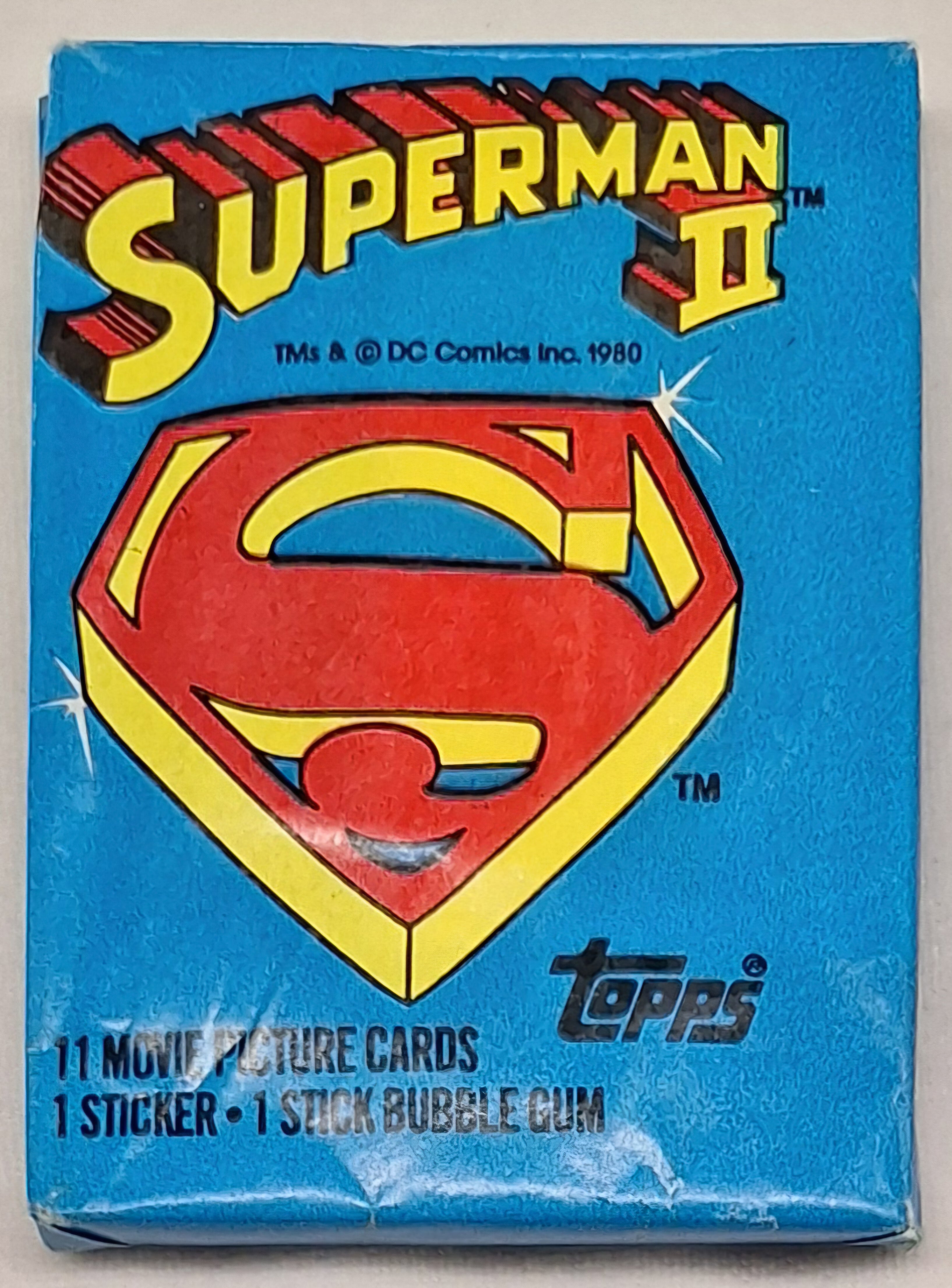 1980 Superman II Wax Pack