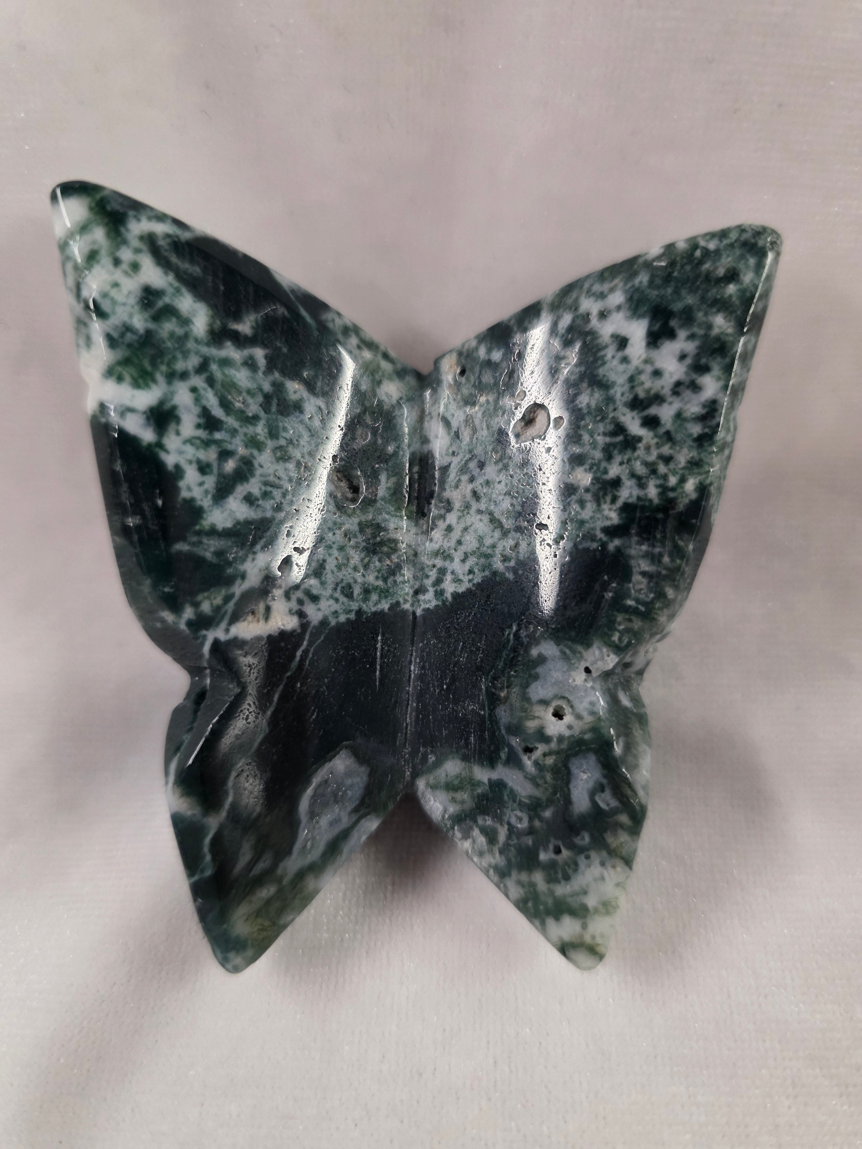 Large Moss Agate Butterfly