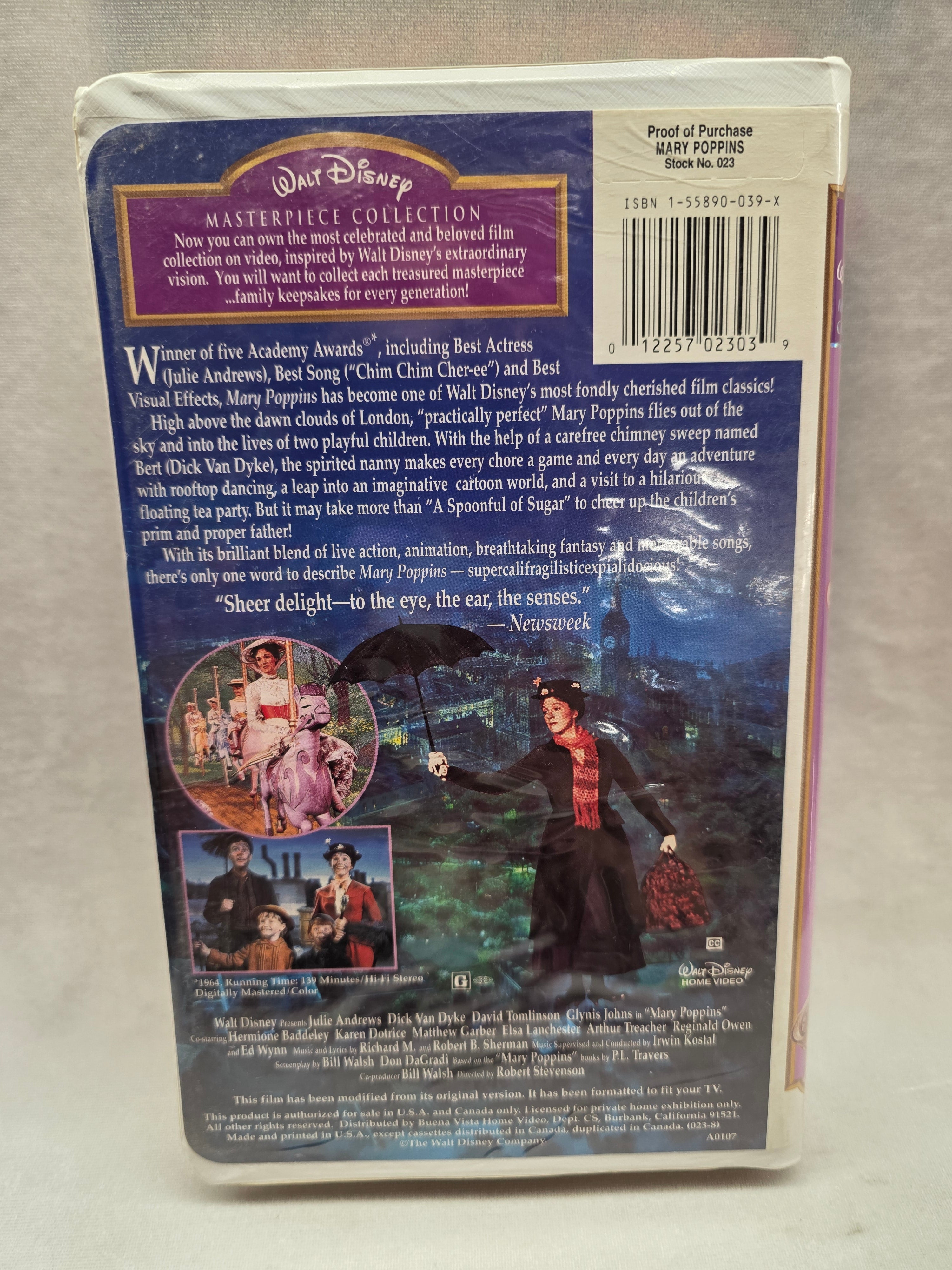 Mary Poppins VHS
