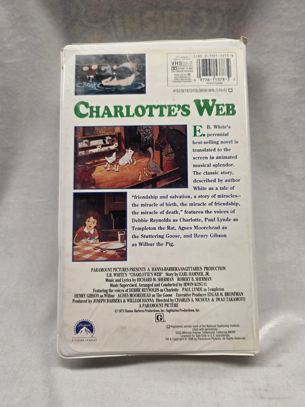 Charlotte's Web VHS