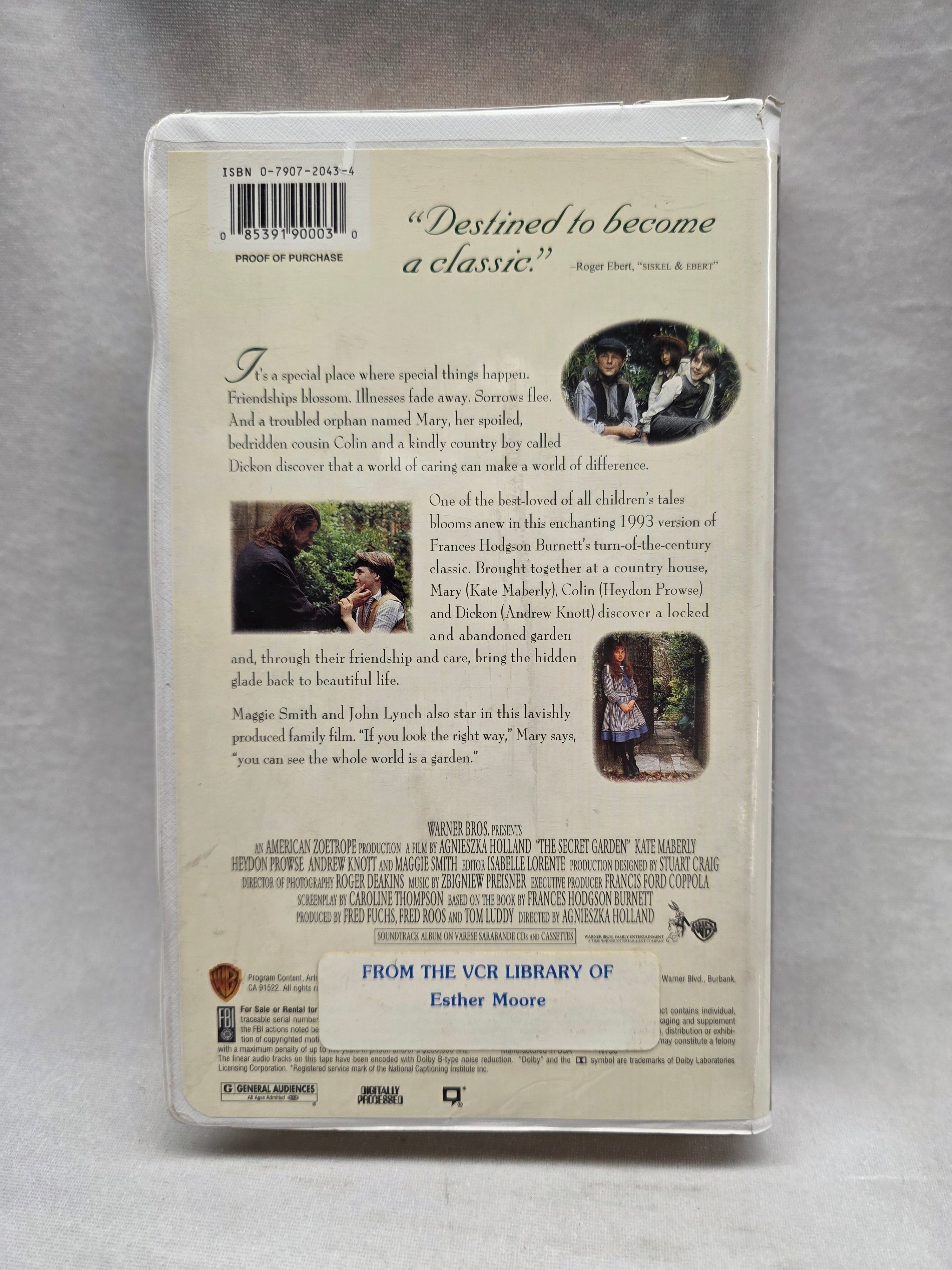 The Secret Garden VHS