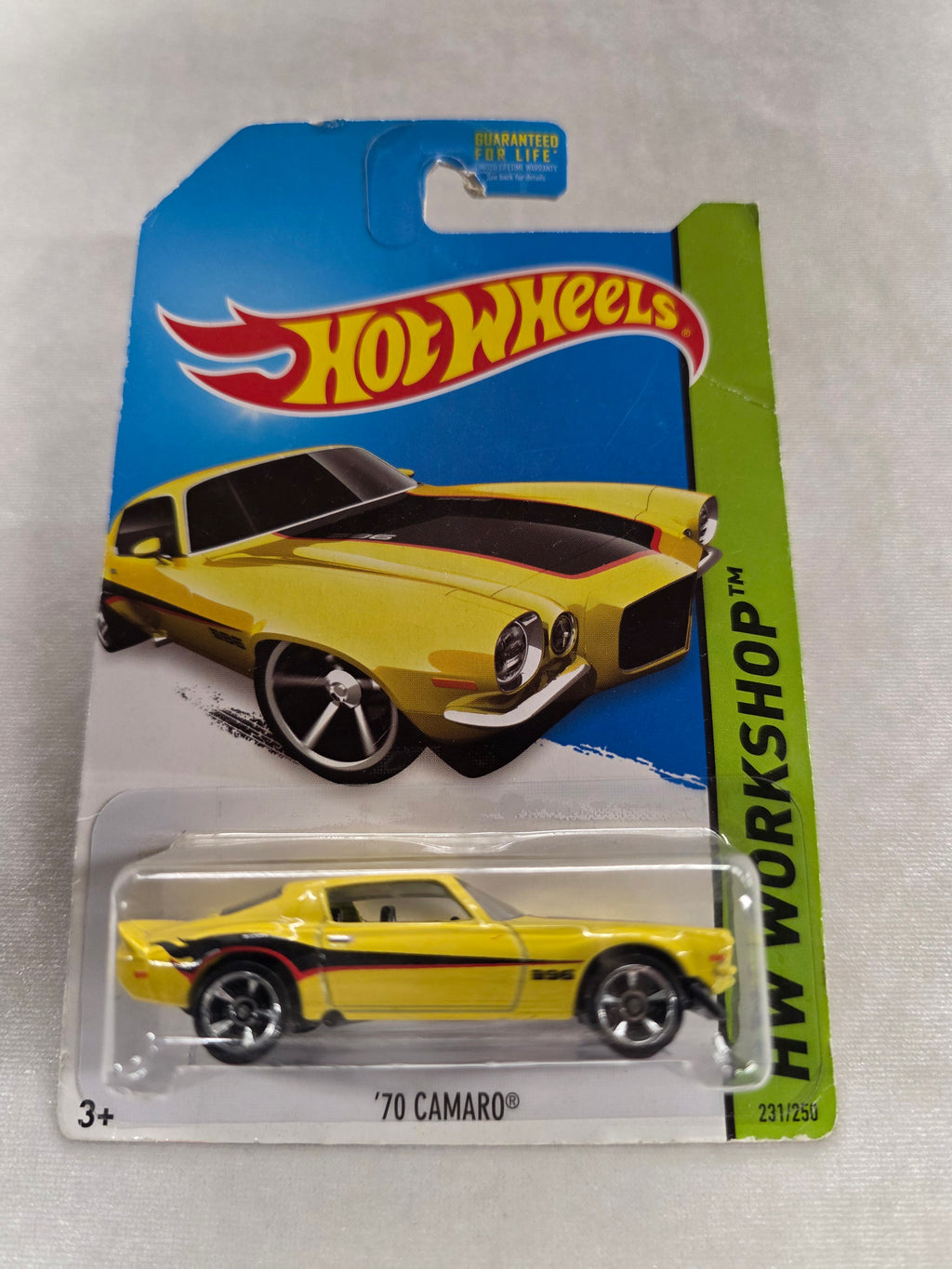 70 Camaro Workshop 231/250 Yellow