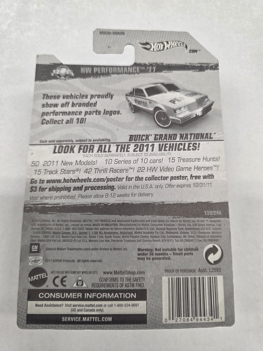 Buick Grand National 9/10 HW Performance 139/244