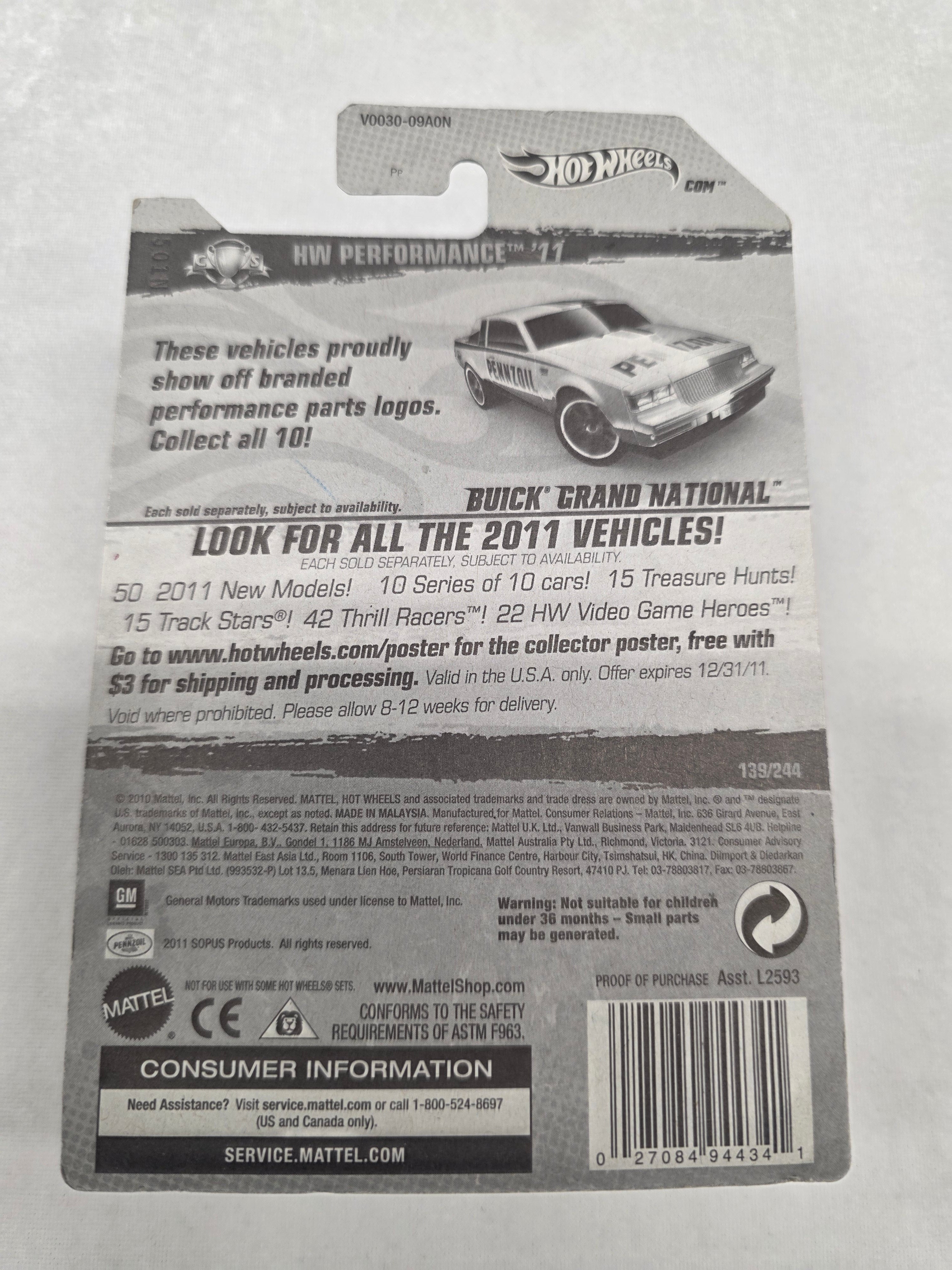 Buick Grand National 9/10 HW Performance 139/244
