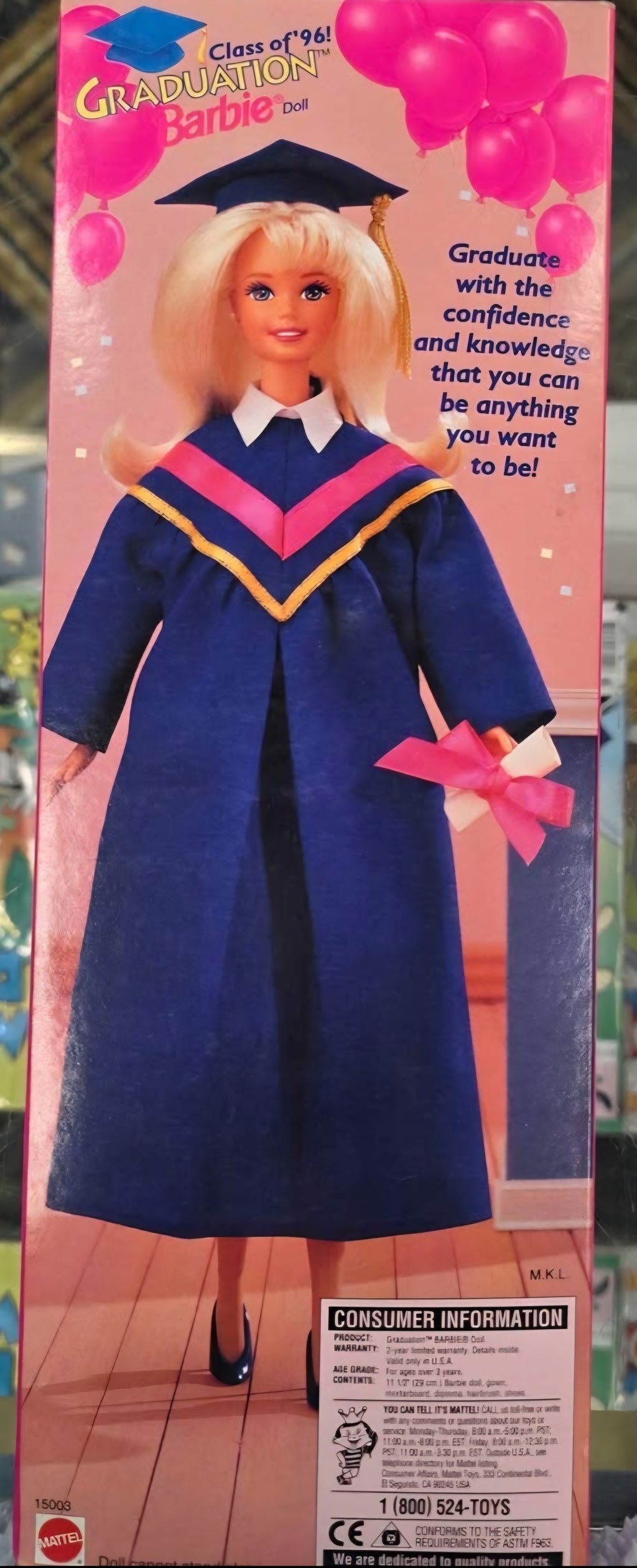1995 Graduation Barbie – Class of ’96 (Special Edition)