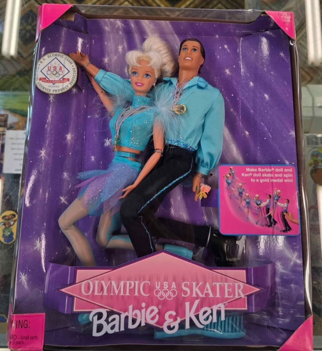 Olympic USA Skater Barbie & Ken