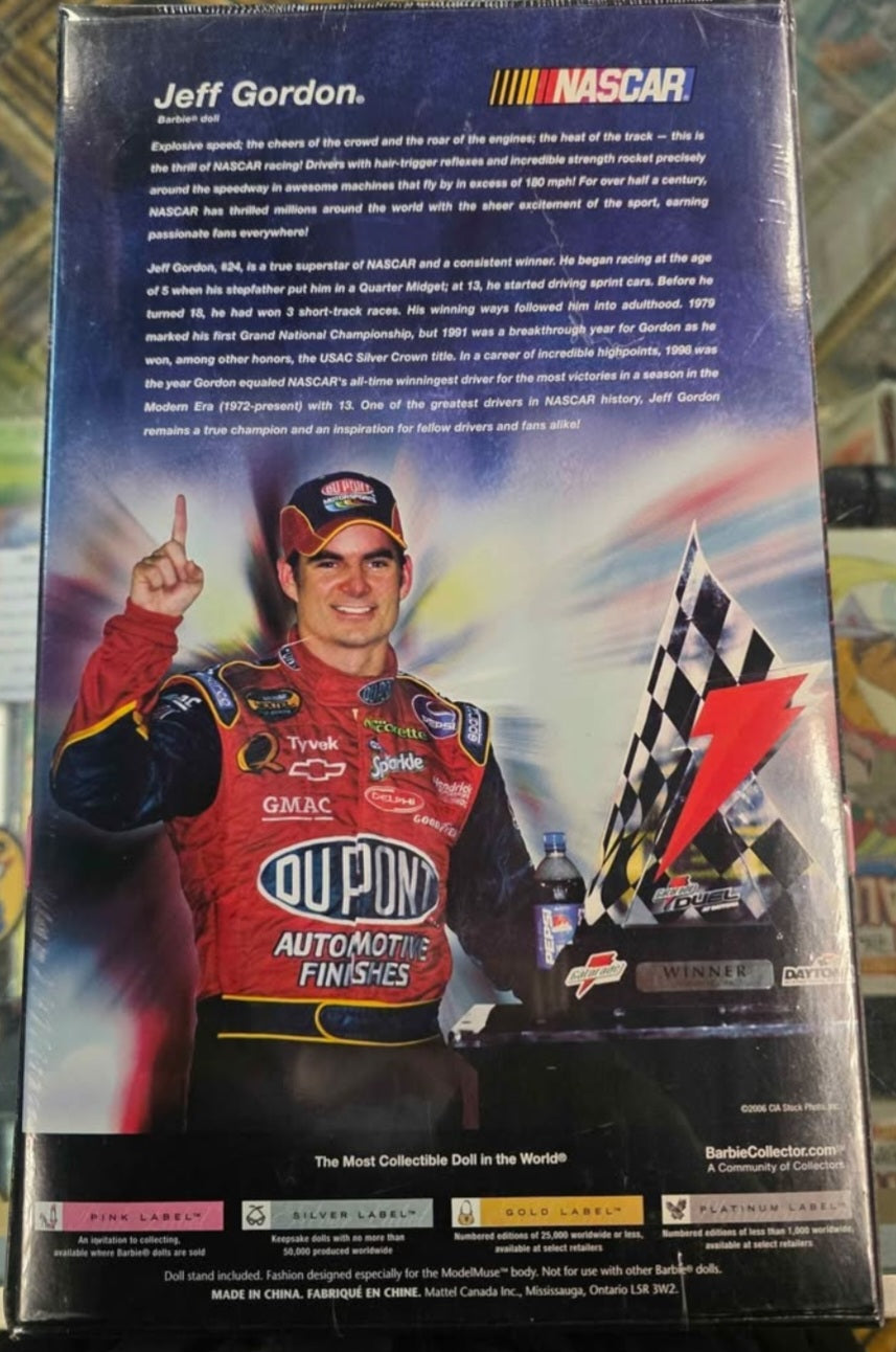 Jeff Gordon NASCAR Barbie – Pink Label