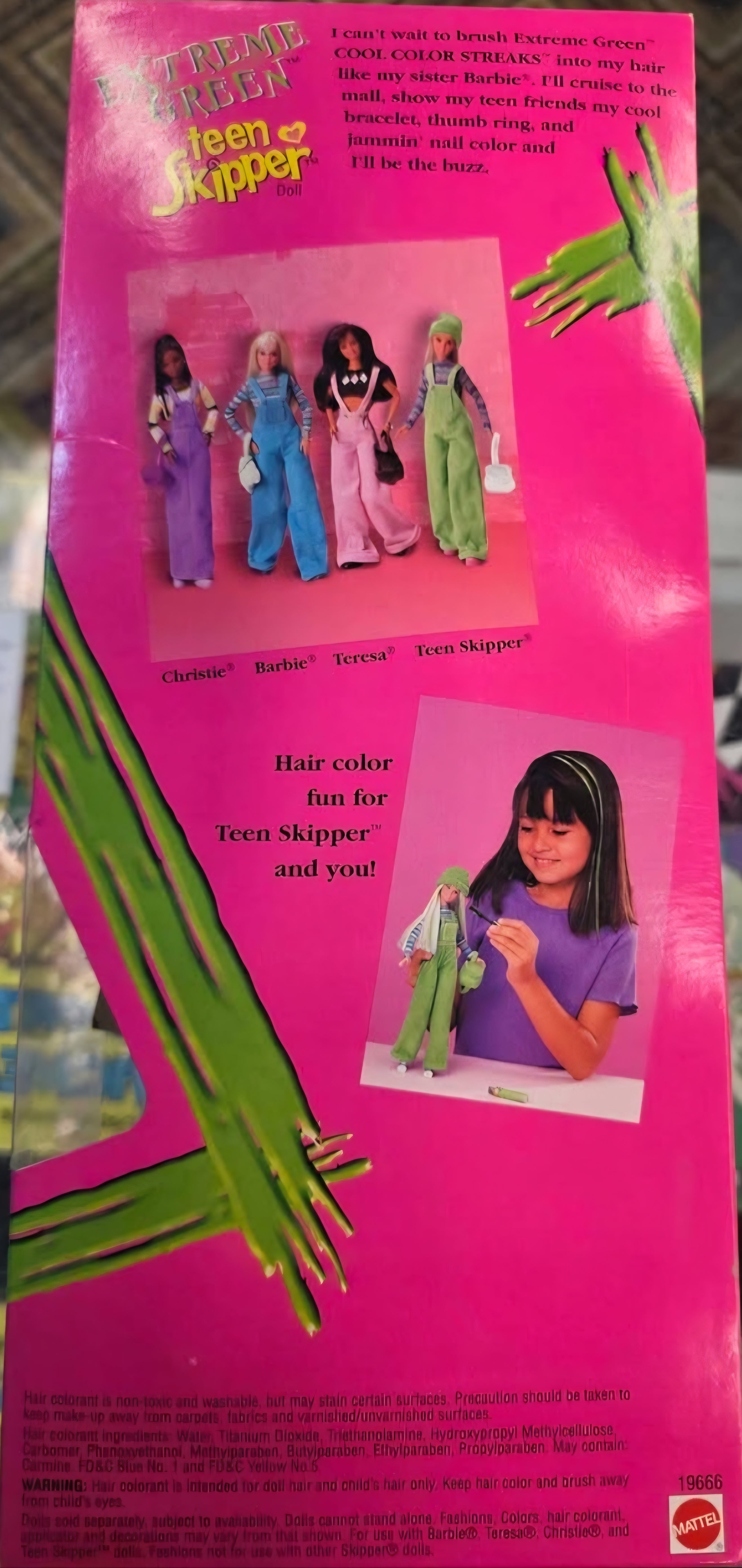 Extreme Green Teen Skipper (Barbie)