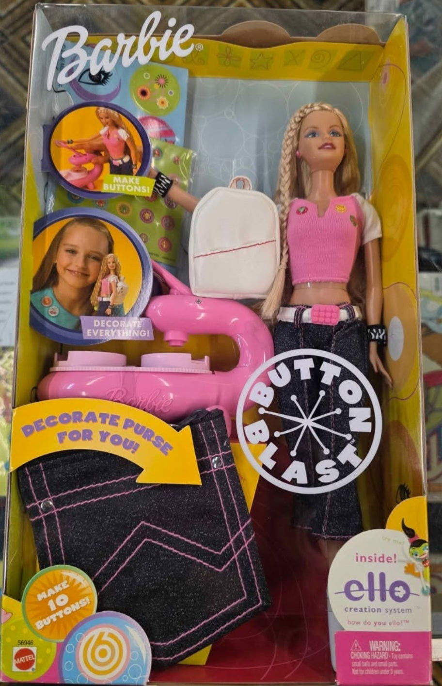 Button Blast Barbie