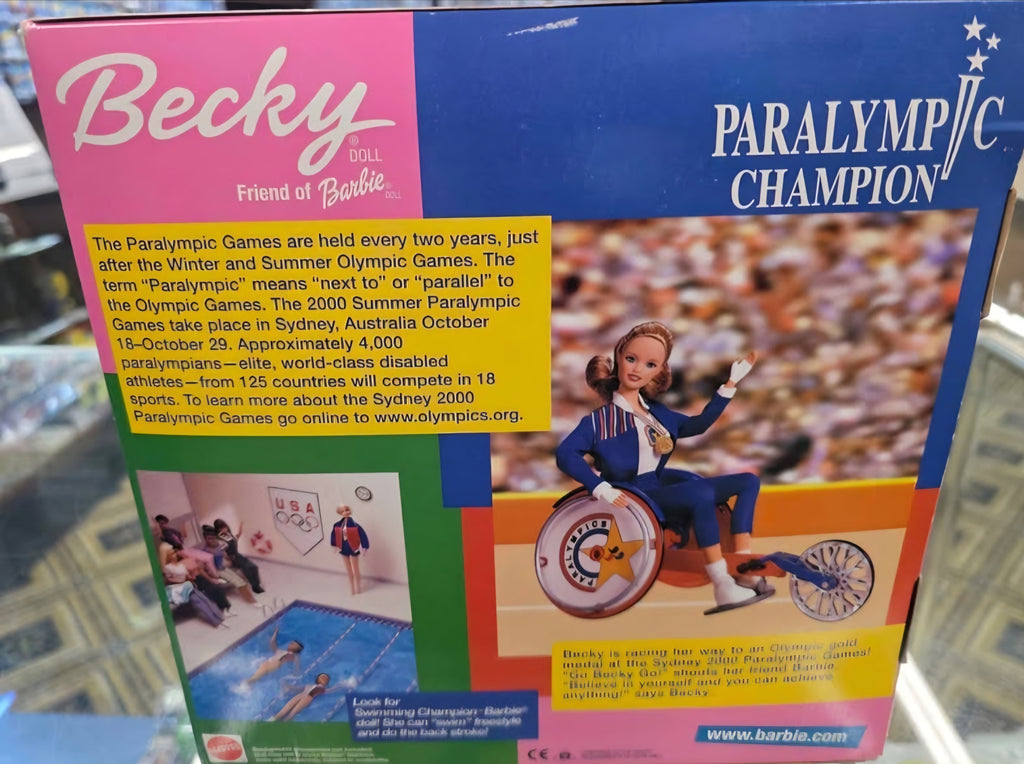 Becky Paralympic Champion – Friend of Barbie