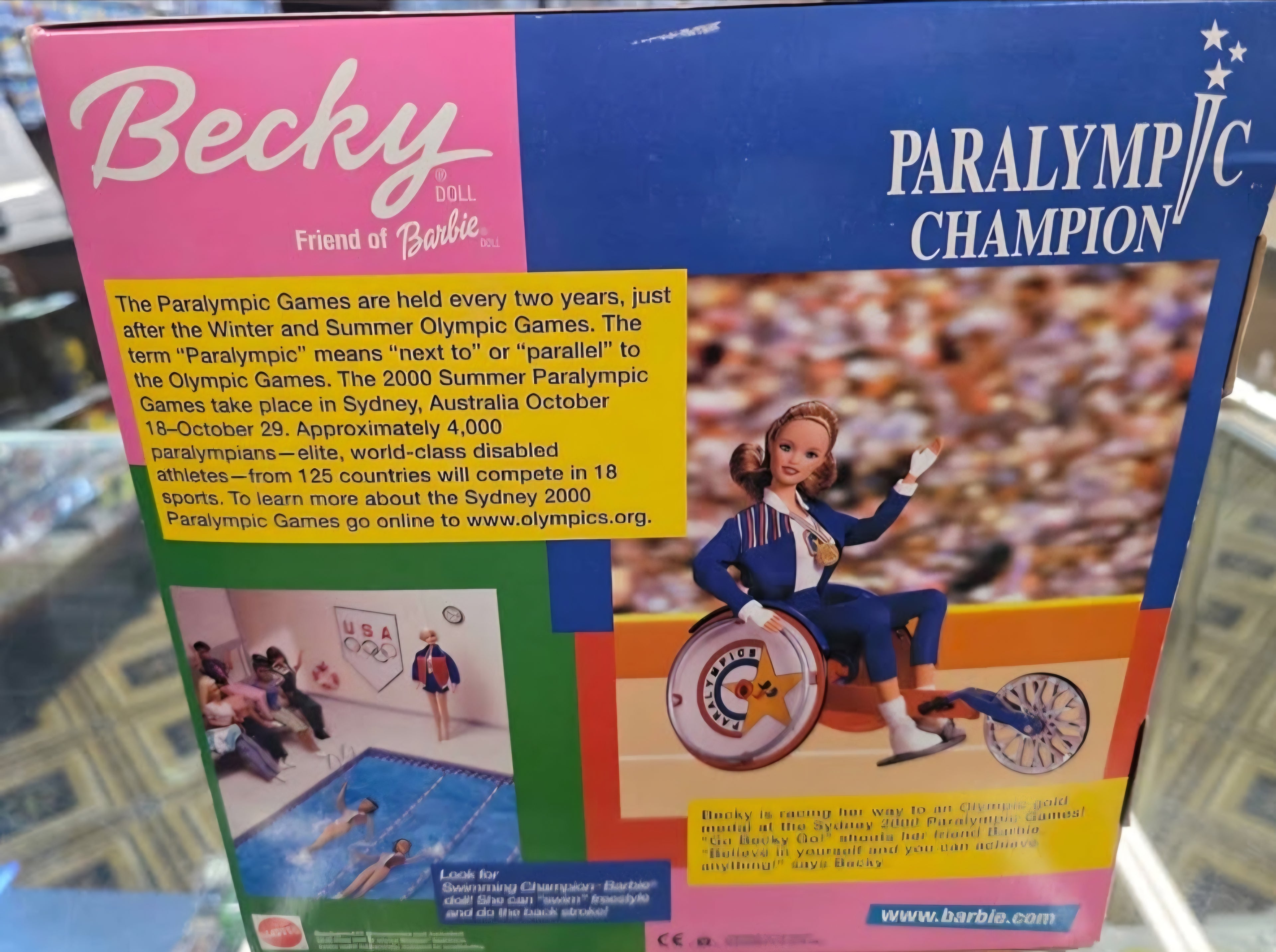 Becky Paralympic Champion – Friend of Barbie