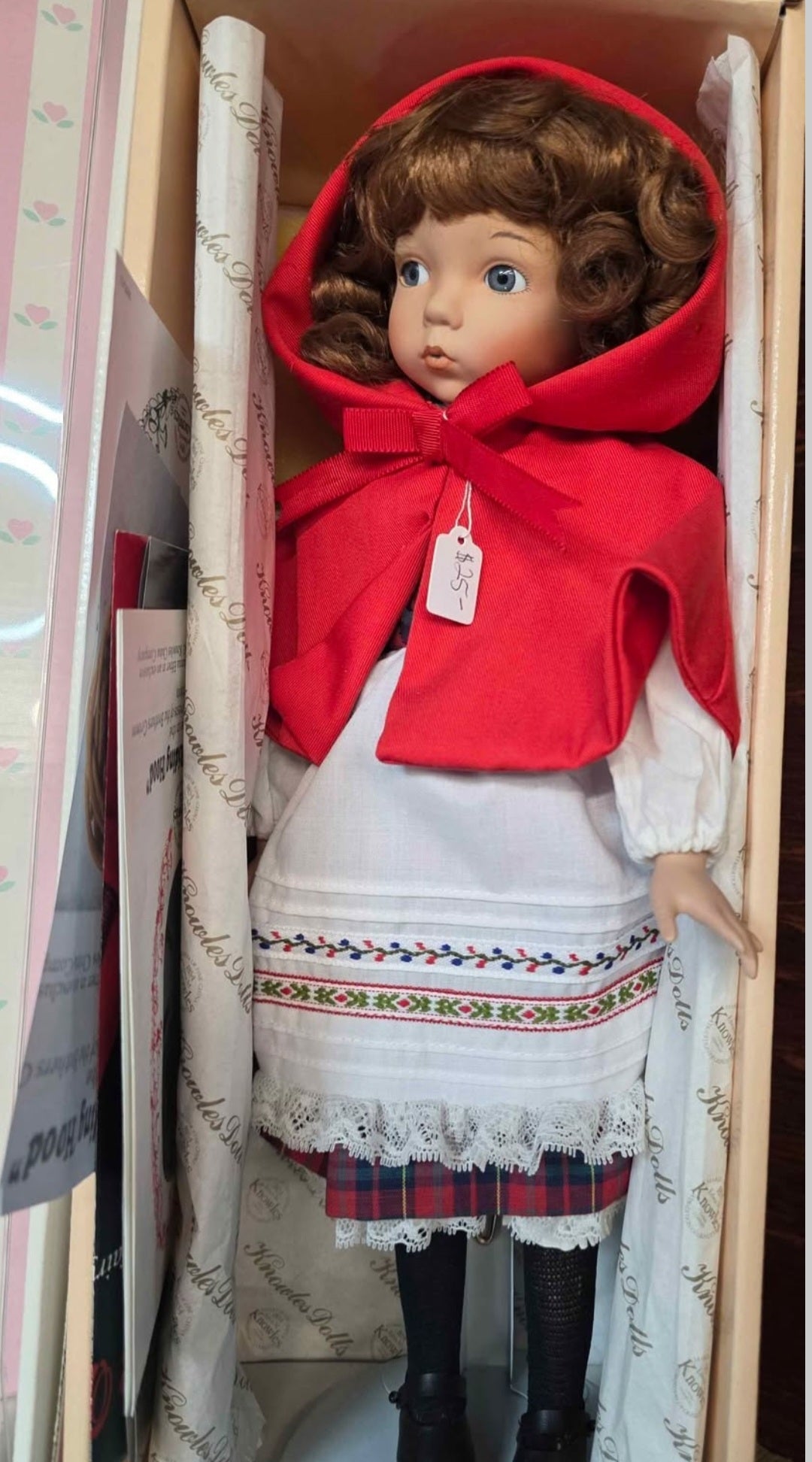 Knowles Fine China “Little Red Ridinghood” Doll
