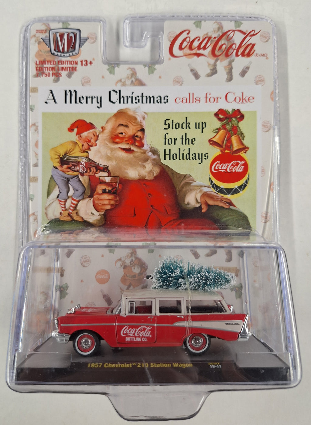 57 Chevrolet 210 Station Wagon SC02 M2 Machines Coca Cola