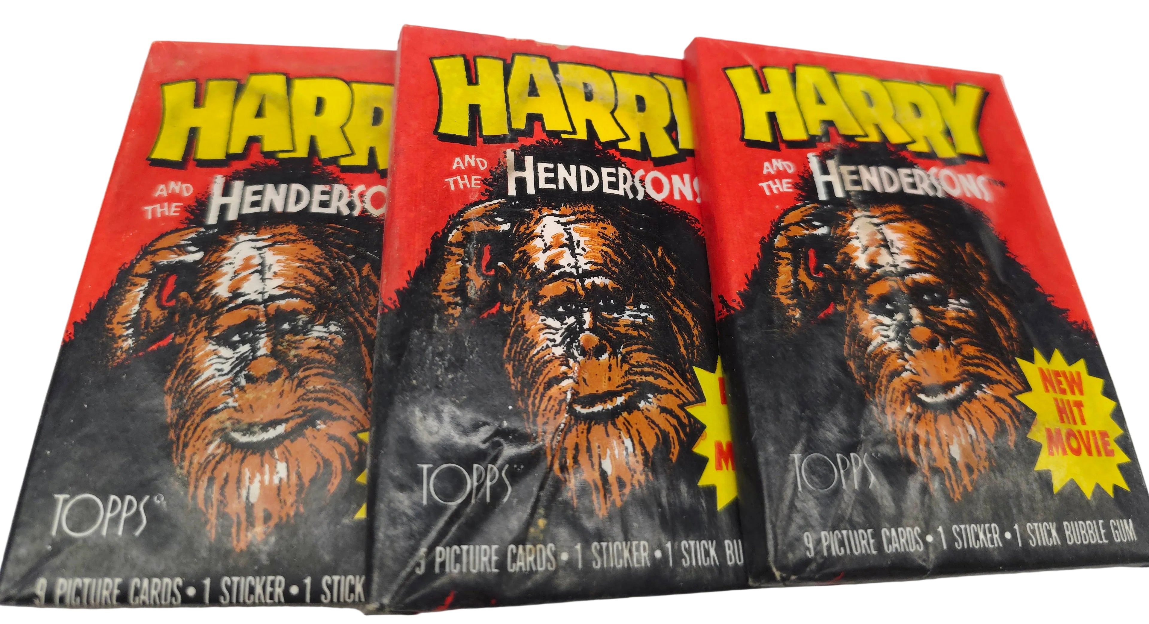 1987 Harry & The Hendersons Wax Pack