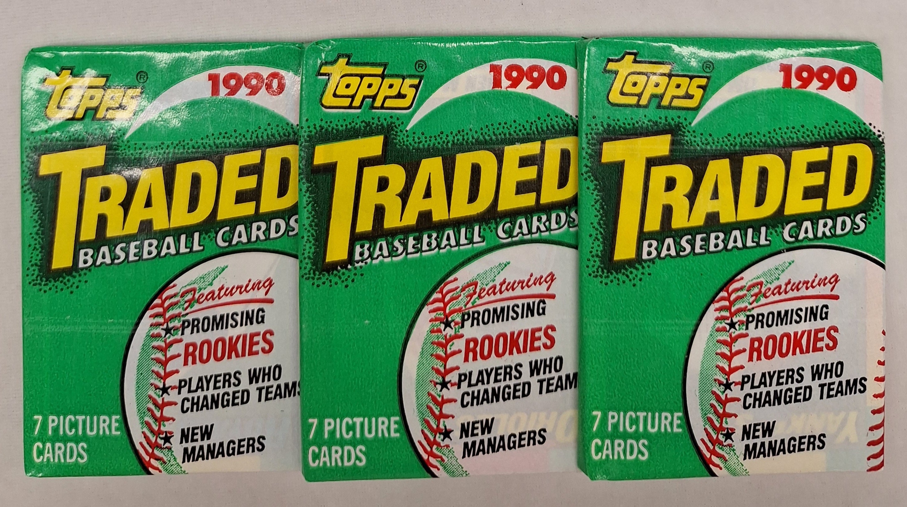 1990 Topps Baseball Traded Series Wax Pack