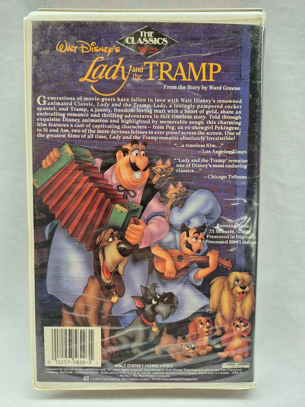 Lady & The Tramp VHS