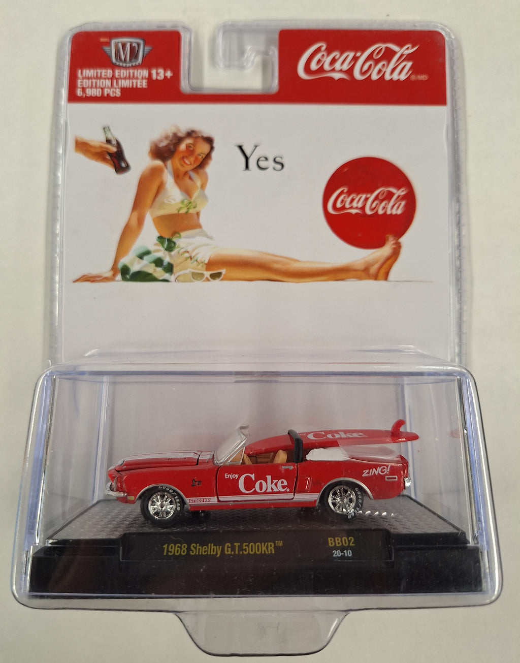 68 Shelby G.T.500KR BB02 M2 Machines Coca Cola