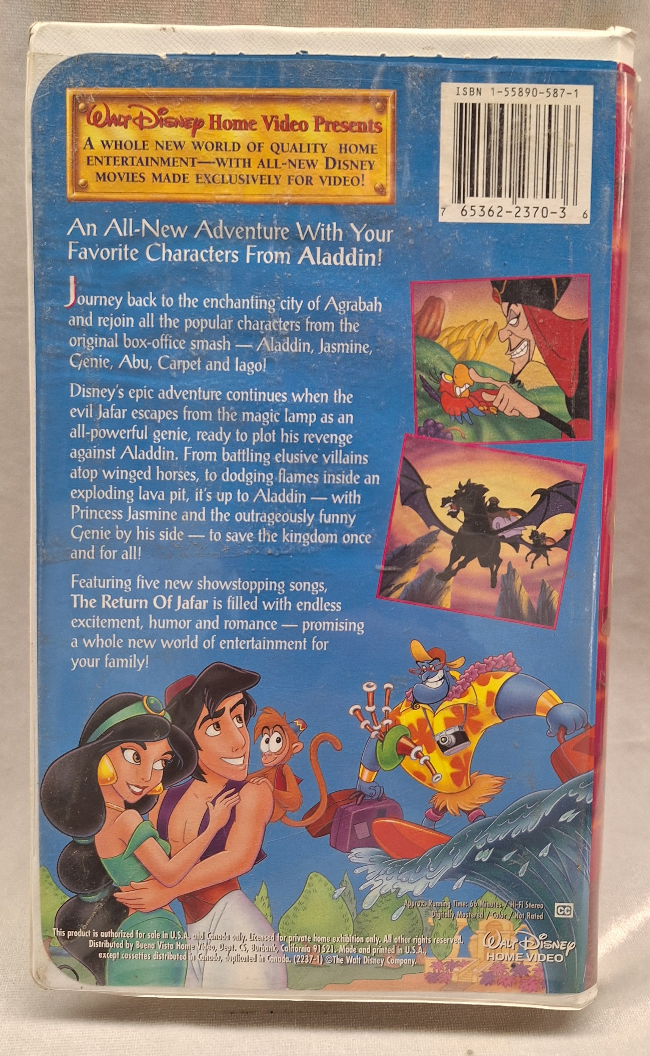 The Return Of Jafar VHS
