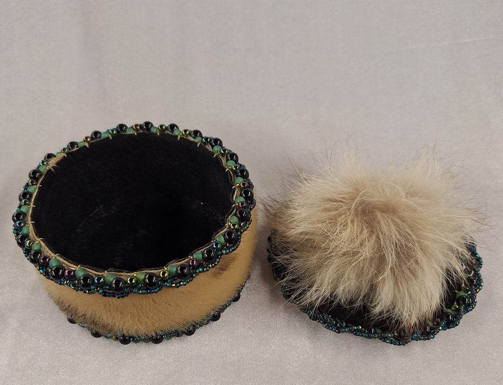 Handmade Alaskan Beaded Container 1999