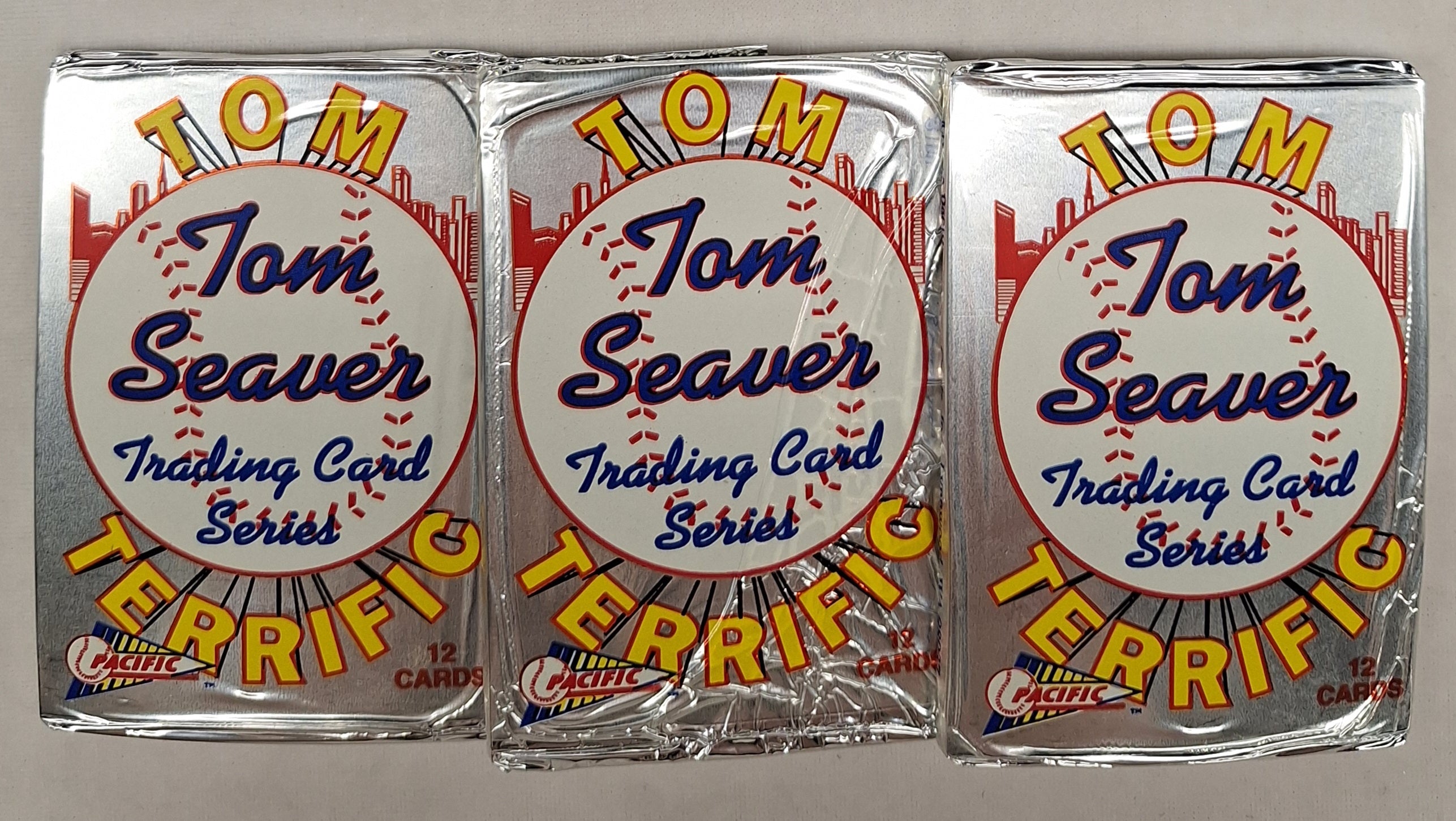 1992 Pacific Baseball Tom Terrific Foil Pack