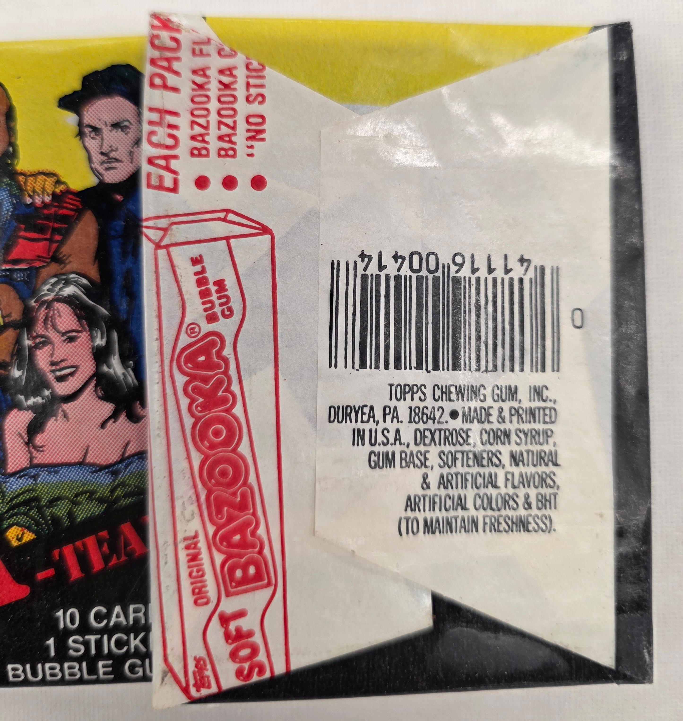 1983 The A-Team Wax Pack