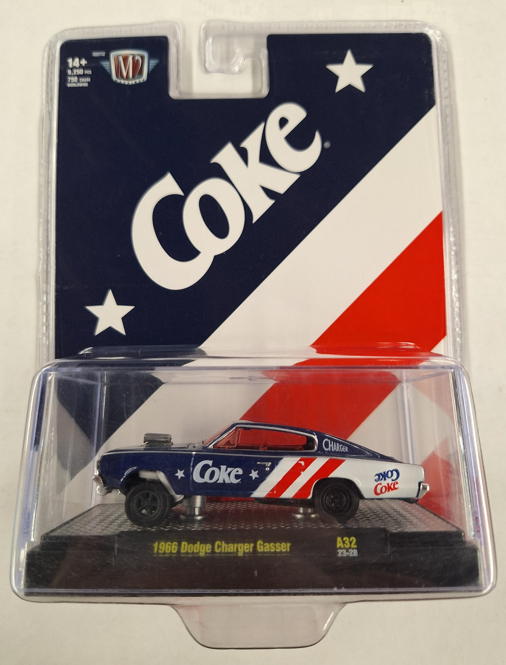 66 Dodge Charger Gasser A32 M2 Machines Coca Cola