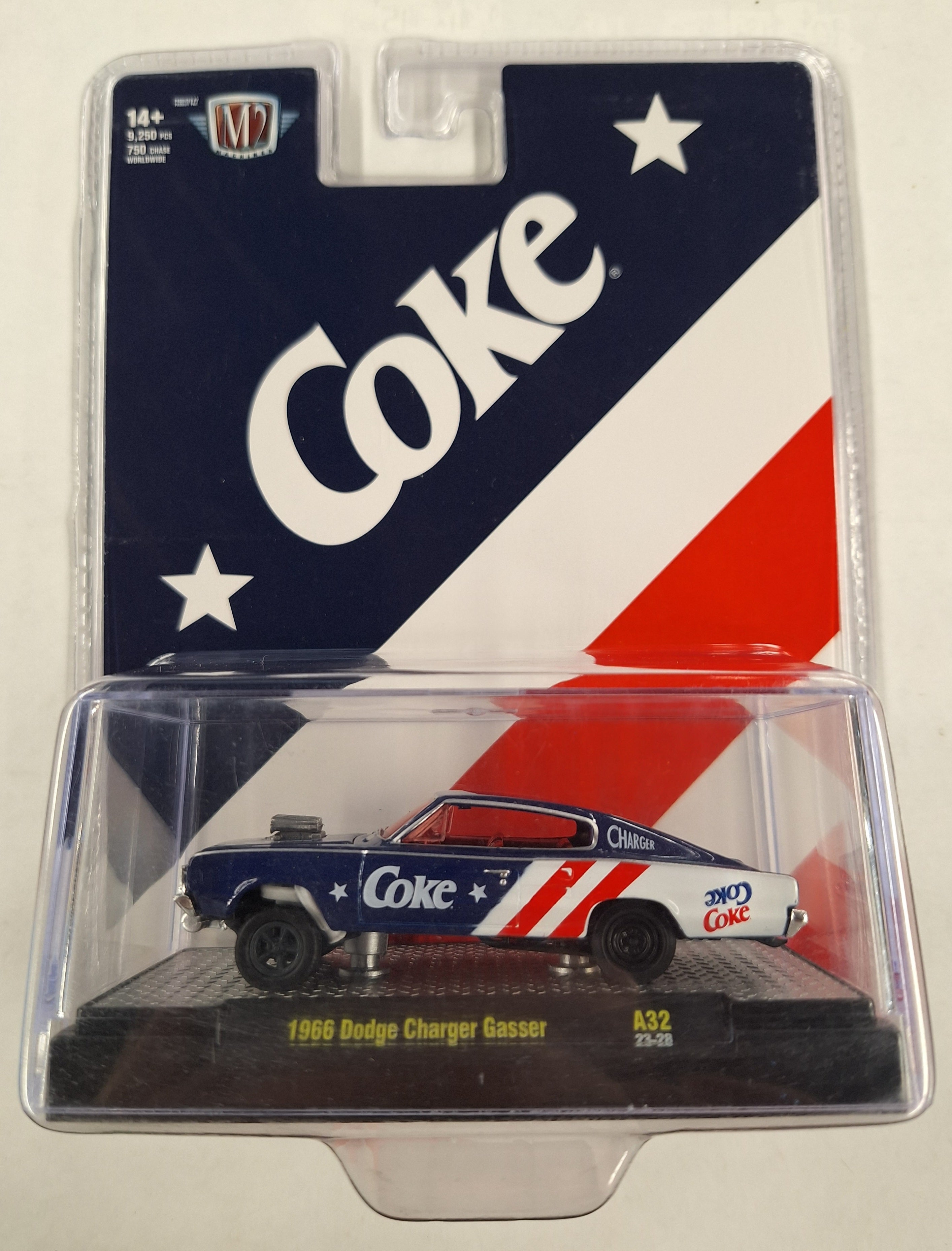66 Dodge Charger Gasser A32 M2 Machines Coca Cola
