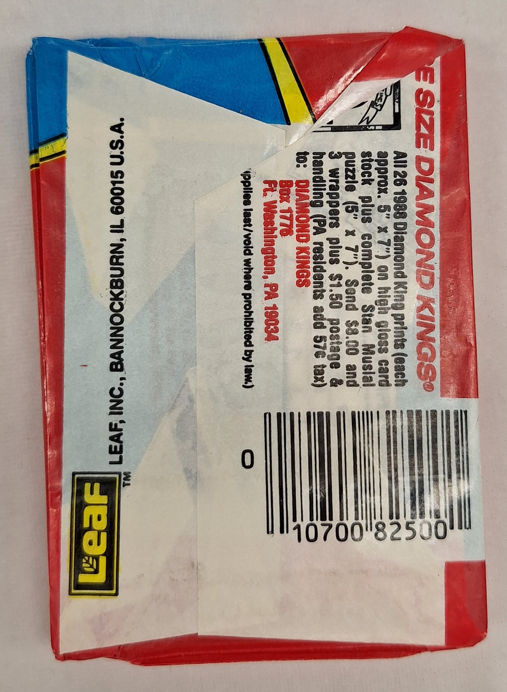 1988 Donruss Baseball Wax Pack