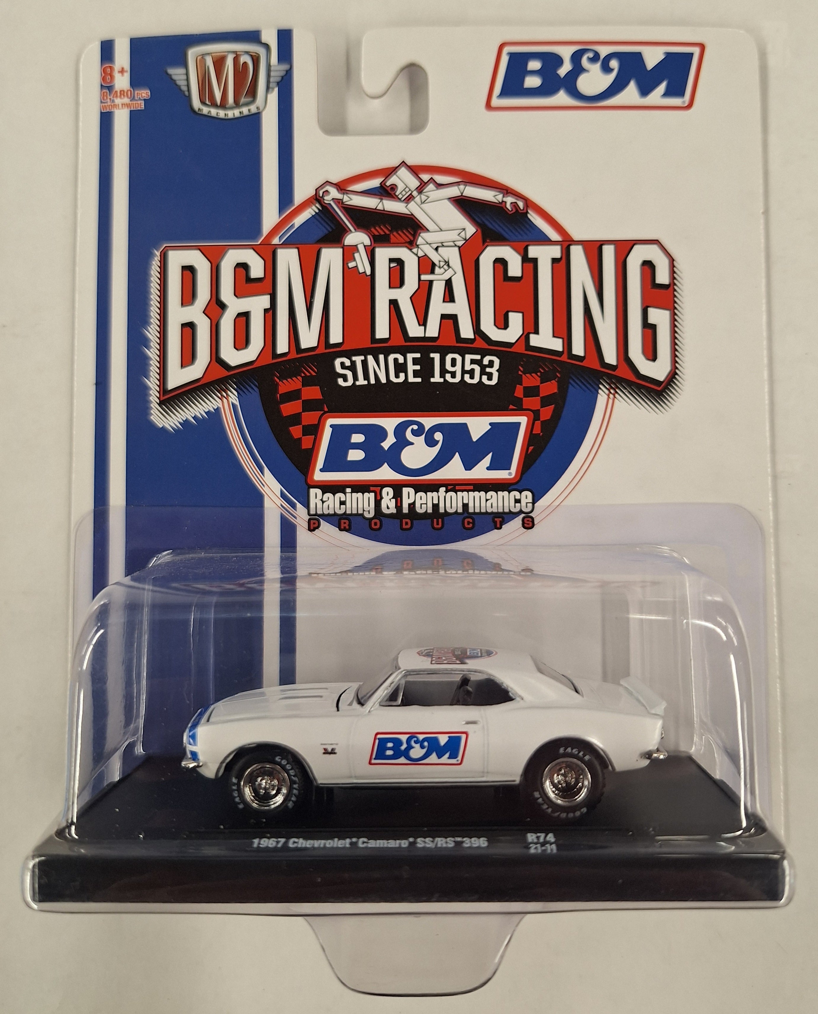 67 Chevrolet Camaro SS/RS 396 R74 M2 Machines B&M Racing