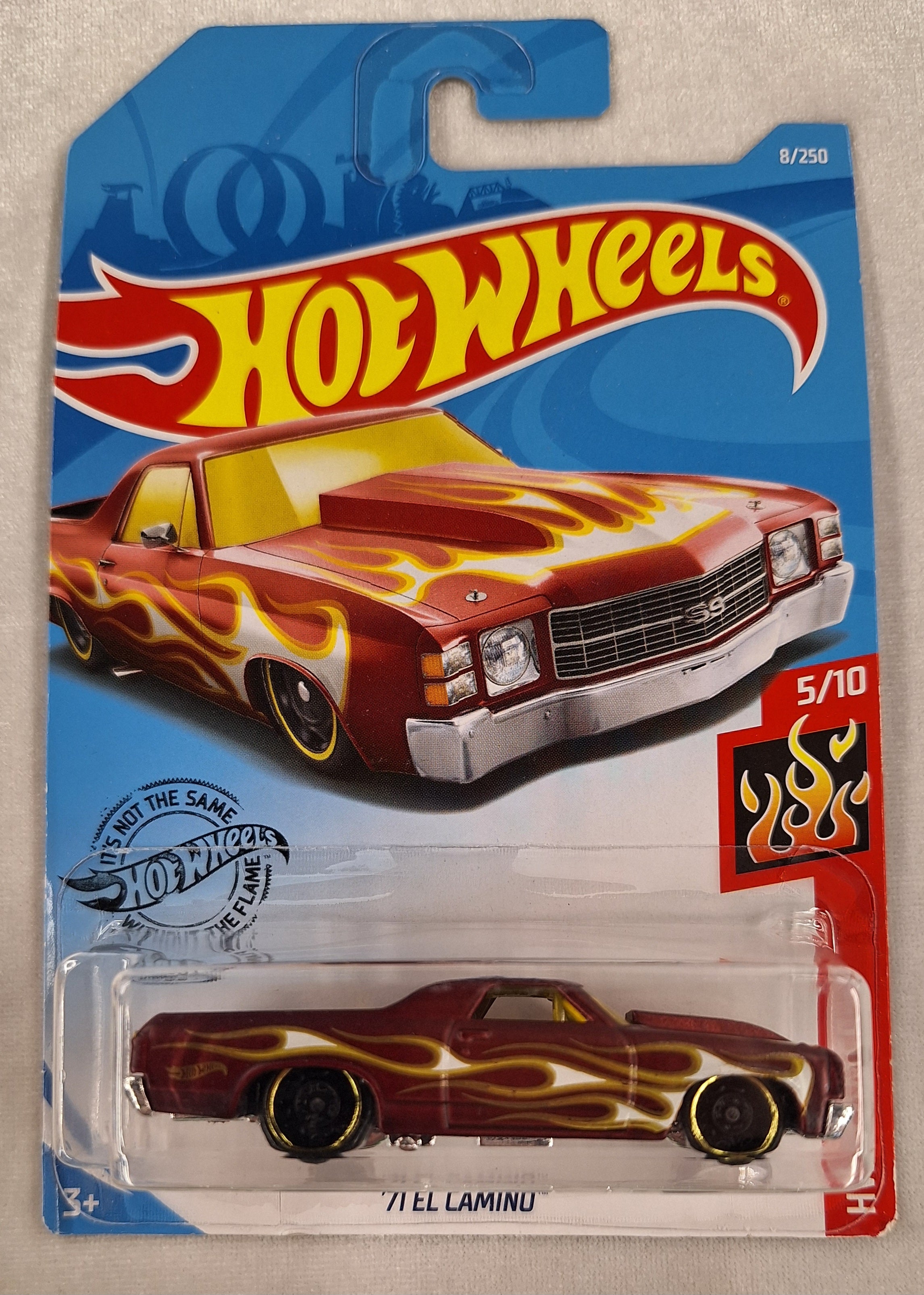 71 El Camino 5/10 Flames 8/250 Red