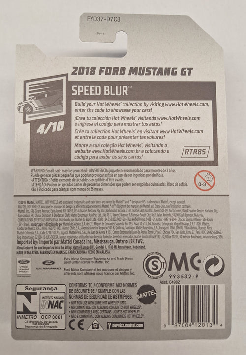 18 Ford Mustang GT 4/10 Speed Blur 113/250