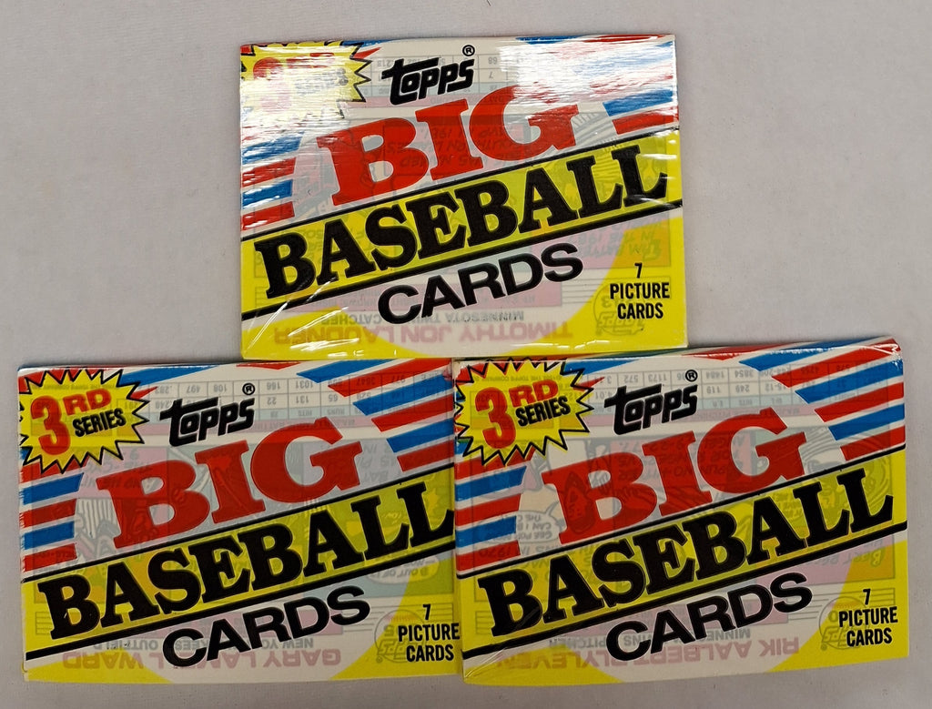 1988 Topps Big Baseball Cards Cello Pack 3rd Series