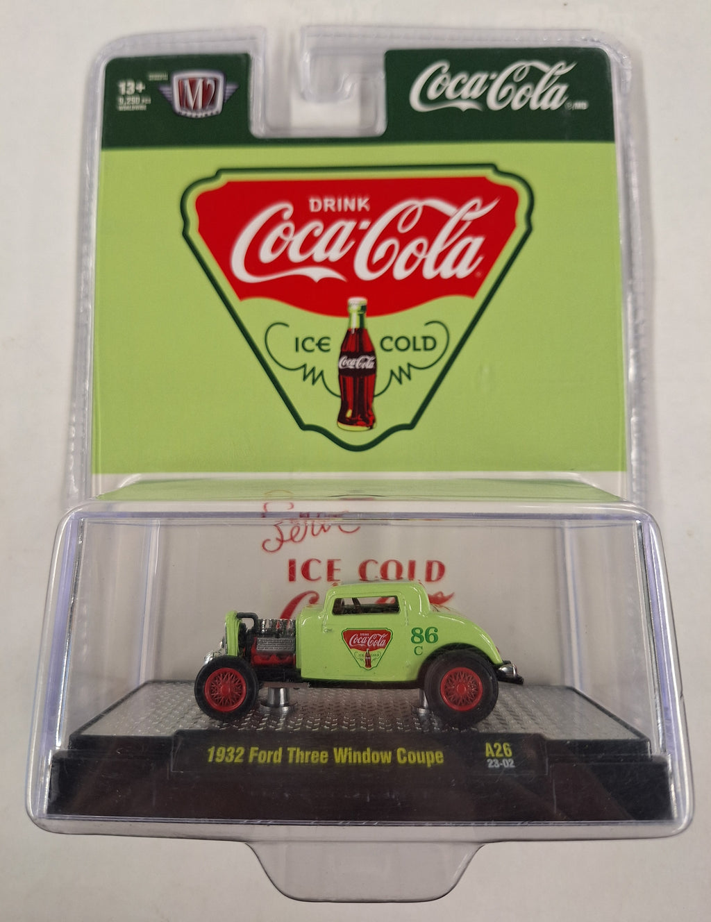32 Ford Three Window Coupe A26 M2 Machines Coca Cola