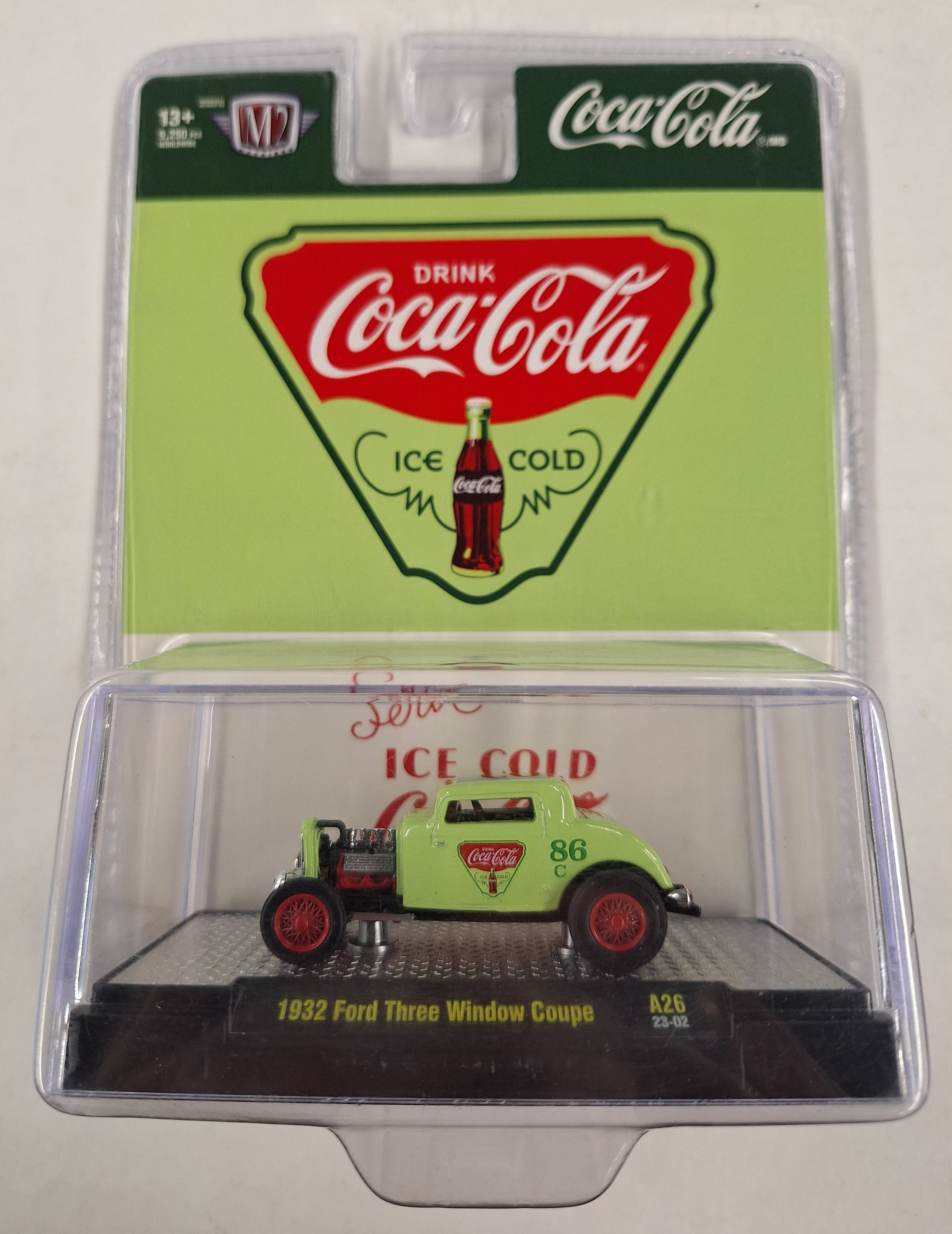 32 Ford Three Window Coupe A26 M2 Machines Coca Cola