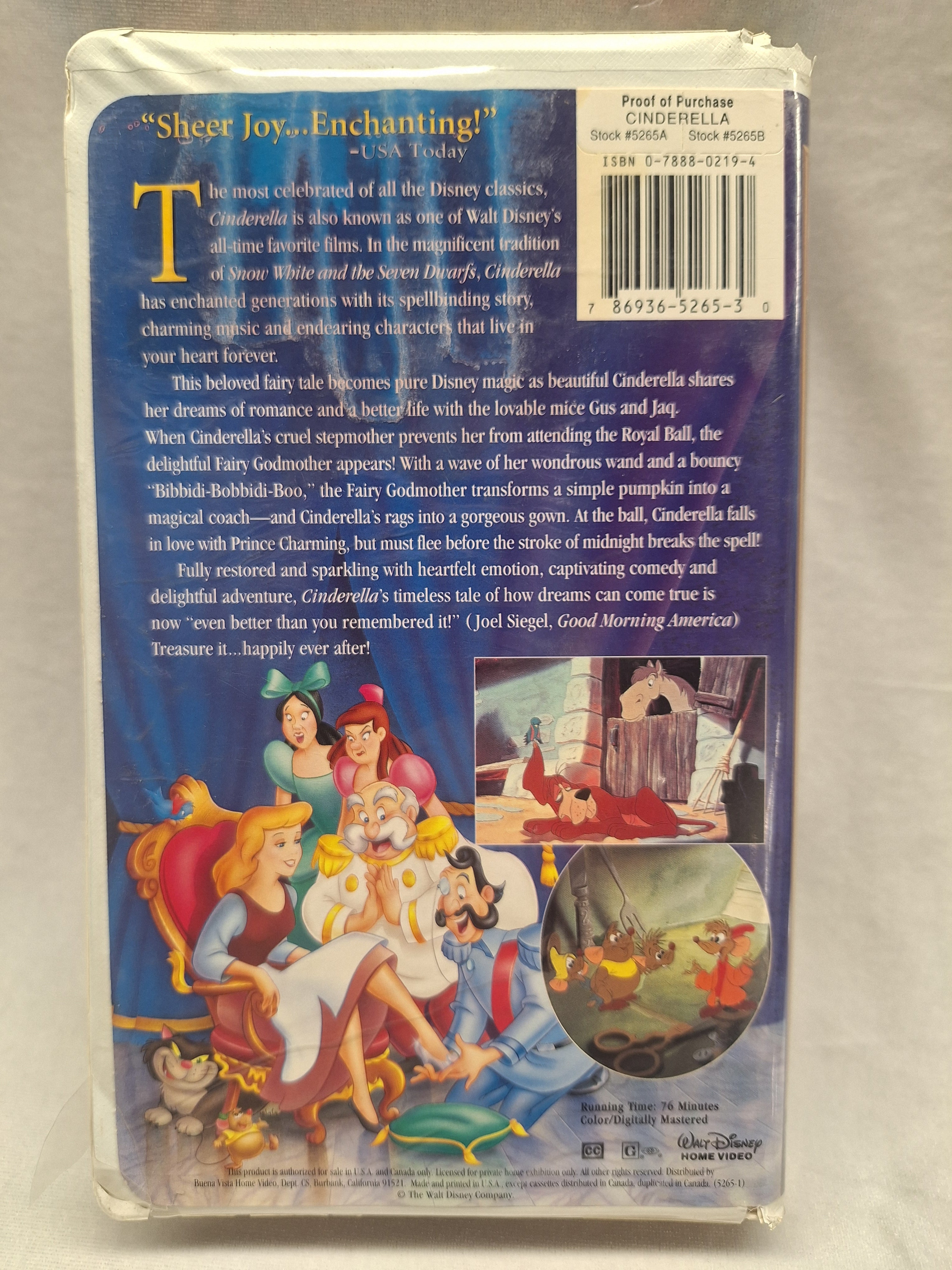 Cinderella VHS