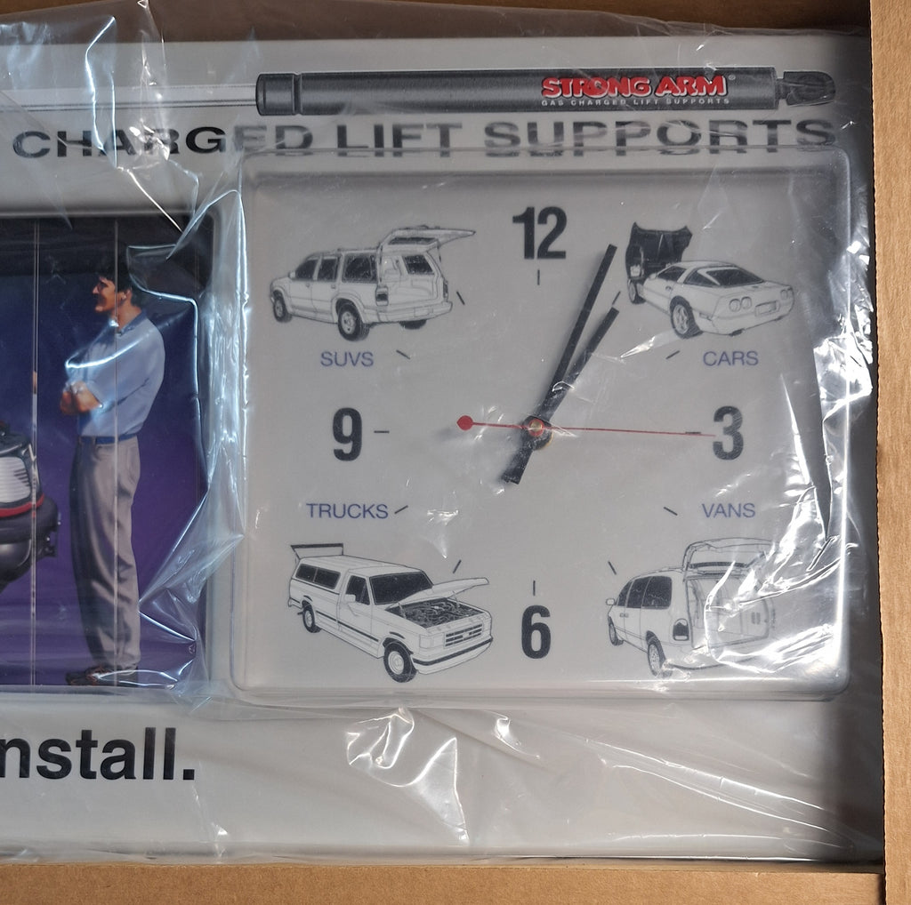 Vintage Strong Arm Clock With Display