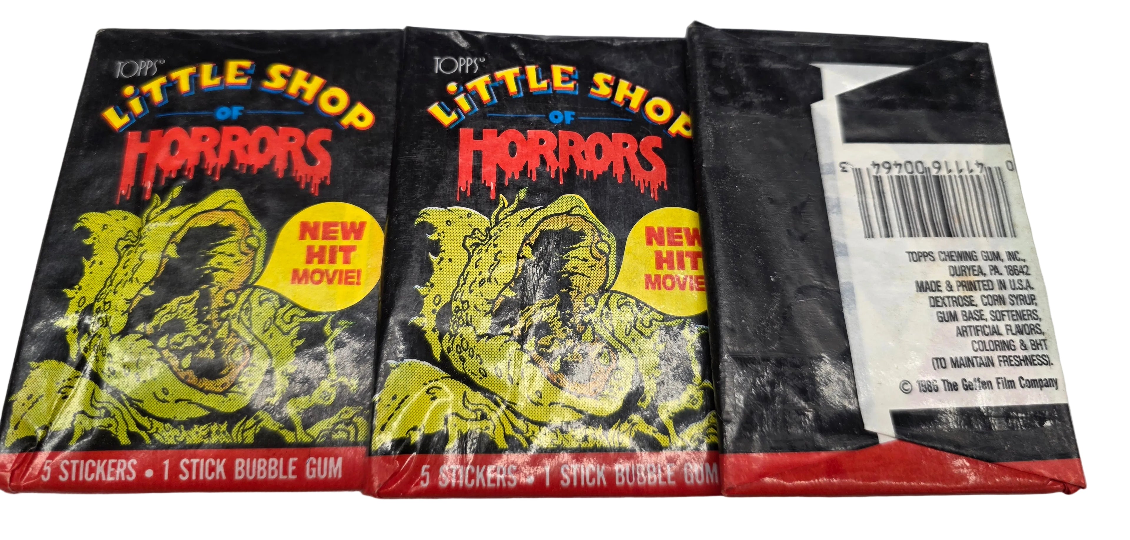 1986 Little Shop Of Horrors Wax Pack