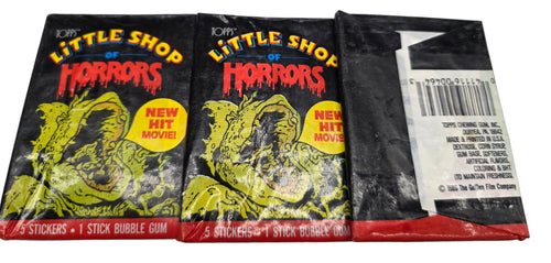 1986 Little Shop Of Horrors Wax Pack