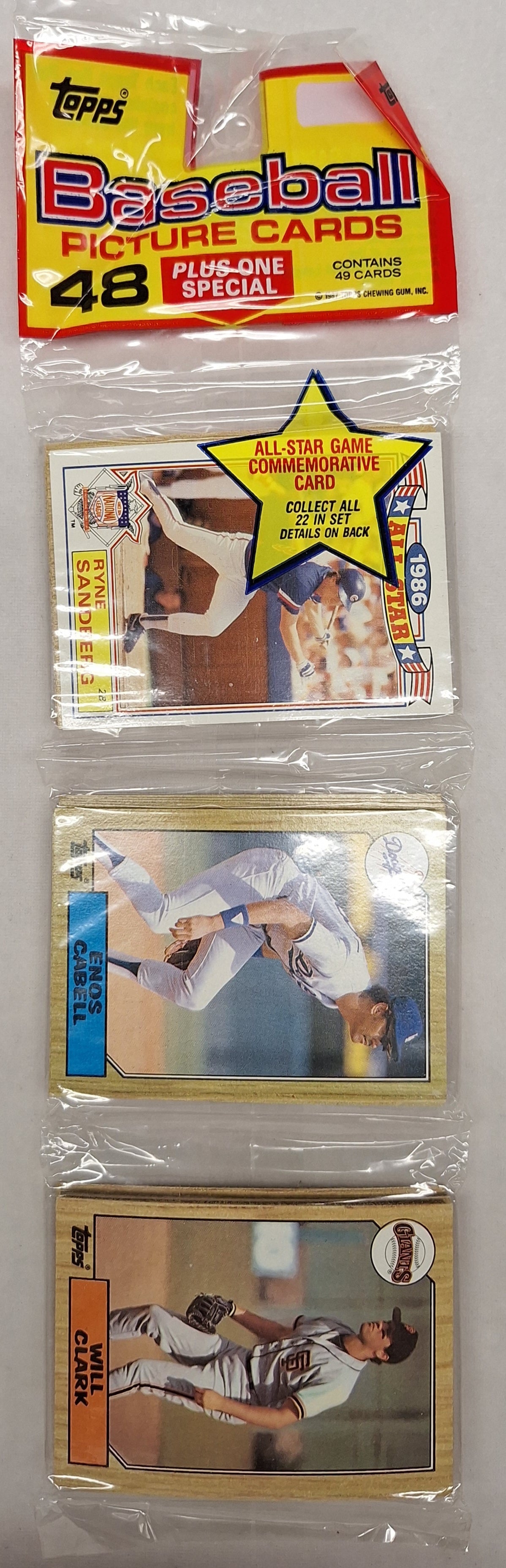 1987 Topps Baseball Rack Pack