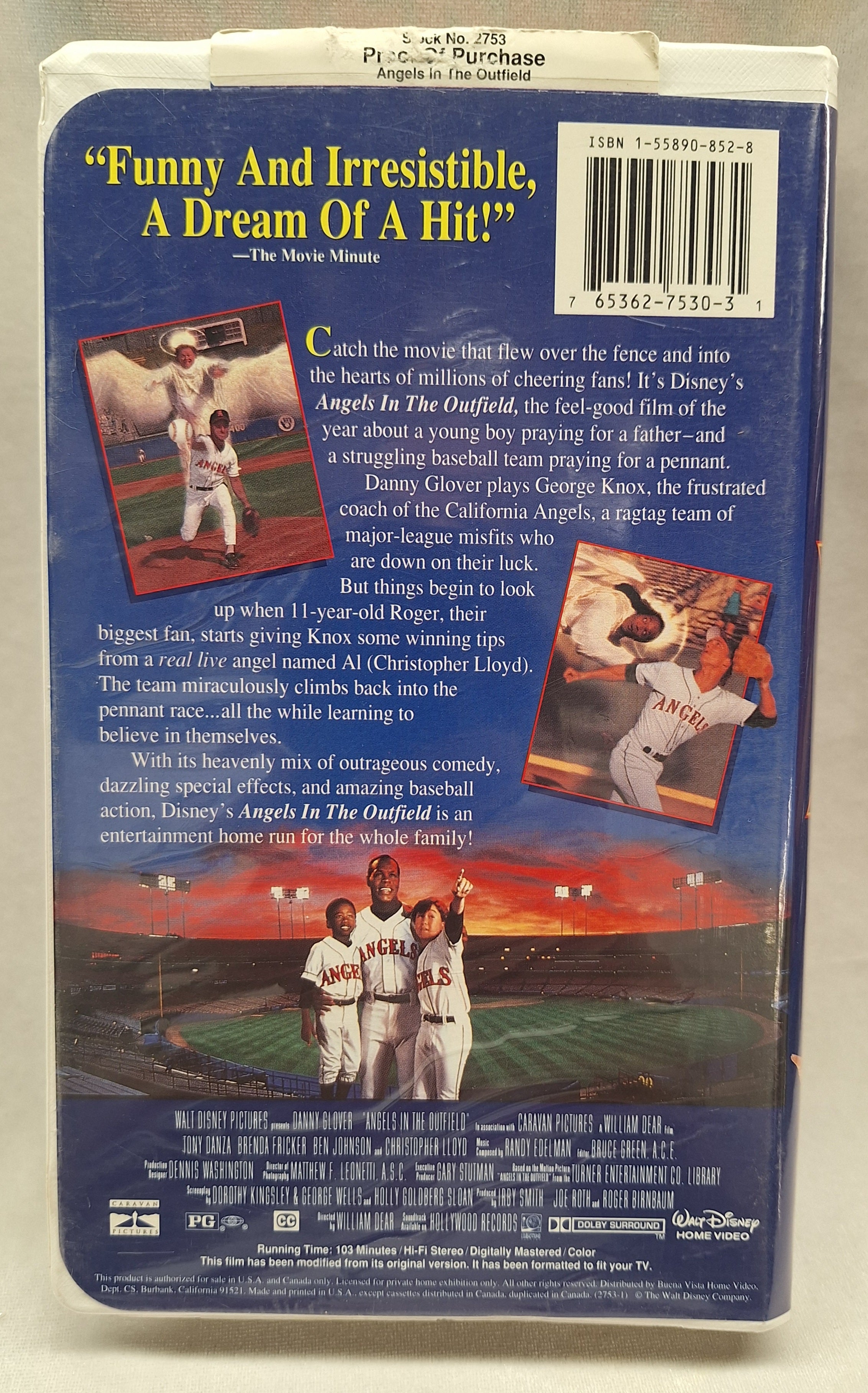 Angels In The Outfield VHS
