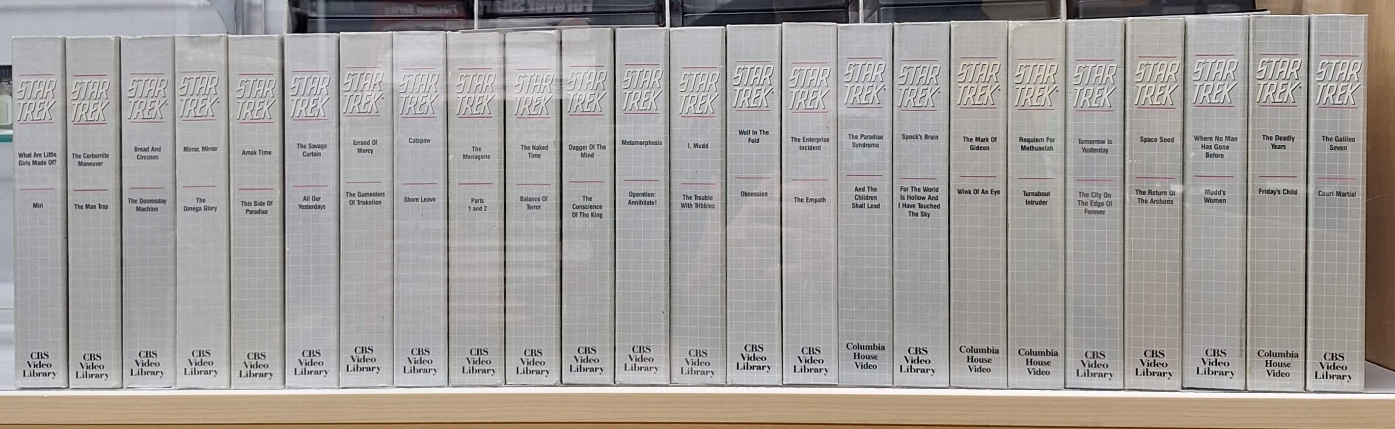Star Trek VHS 39pc Set