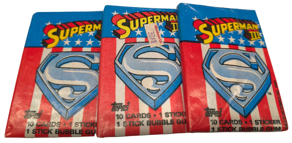 1983 Superman III Wax Pack