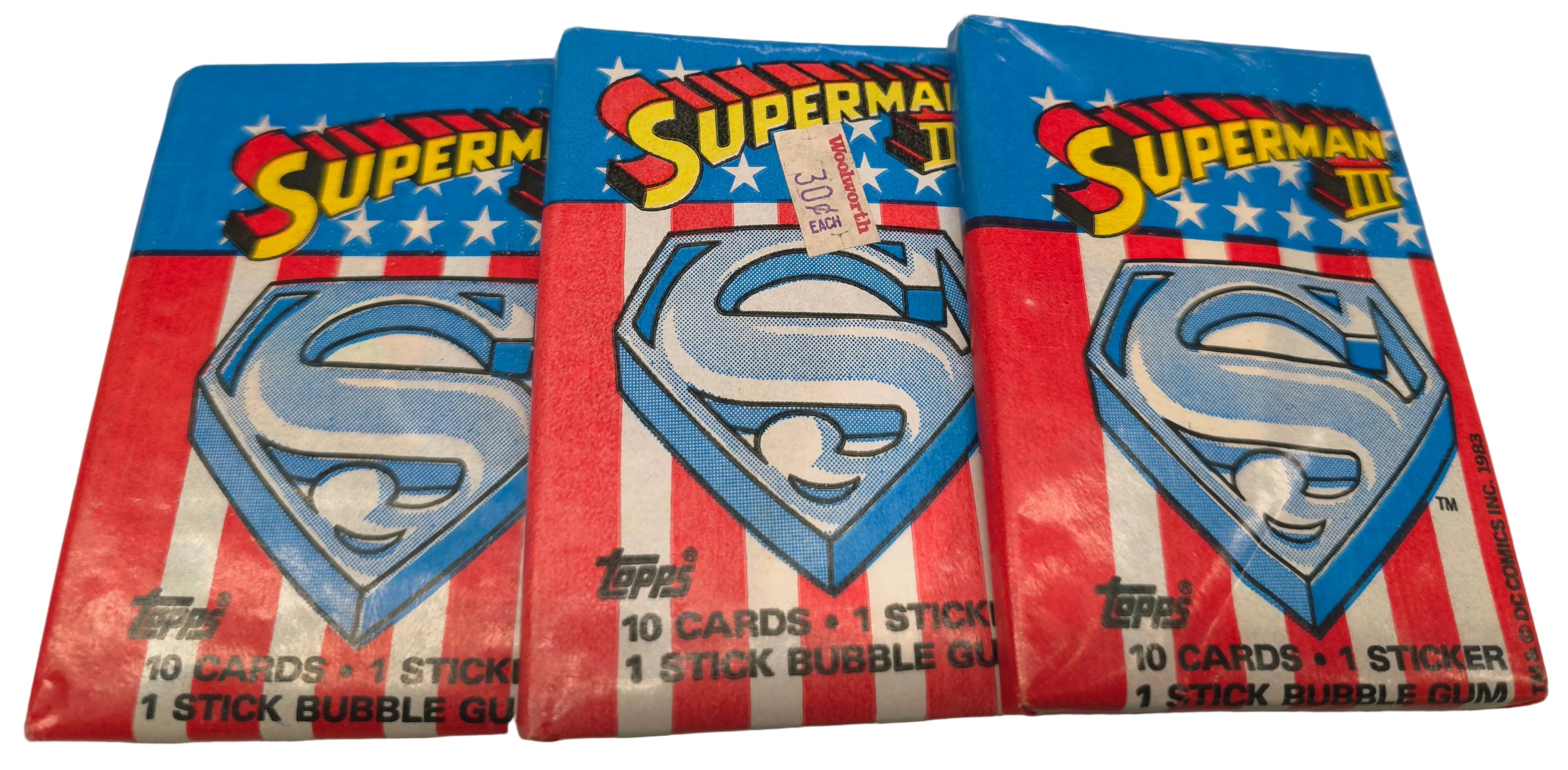 1983 Superman III Wax Pack