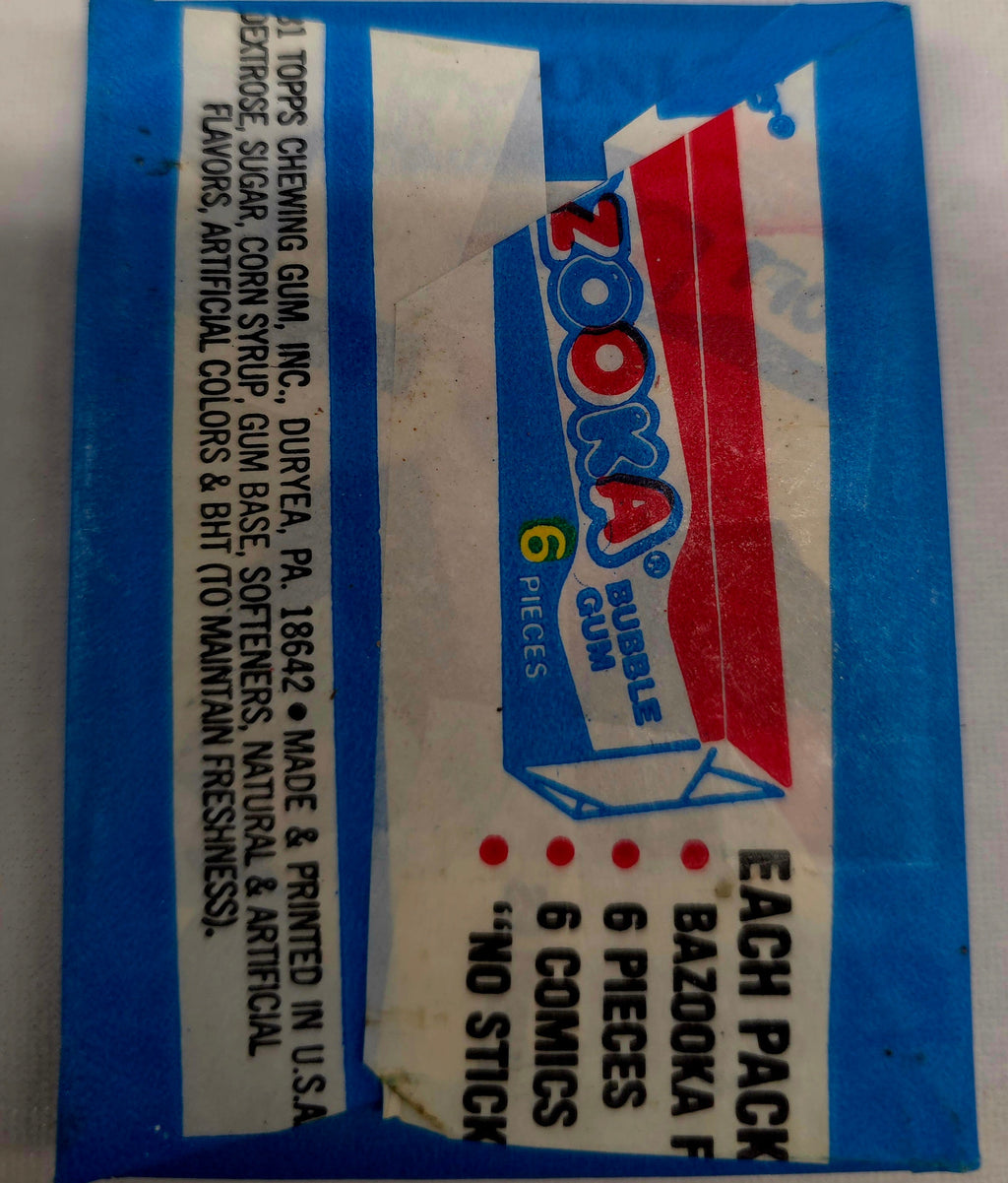 1980 Superman II Wax Pack