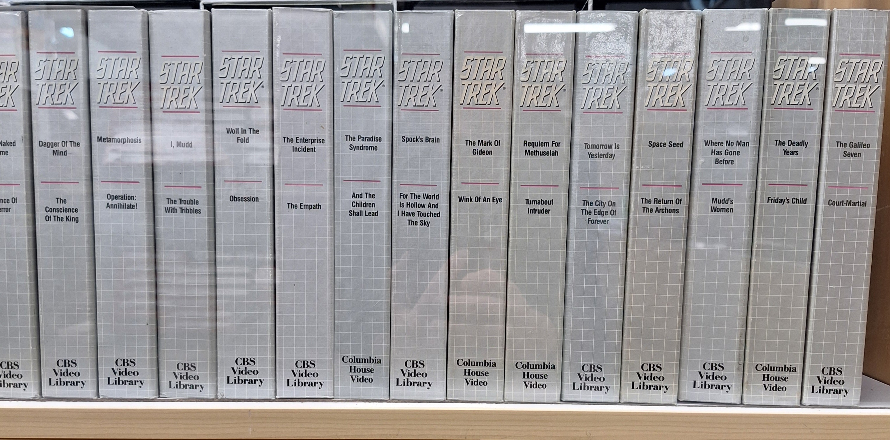 Star Trek VHS 39pc Set