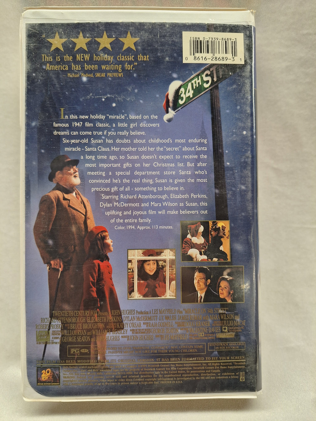 Miricle On 34th Street VHS