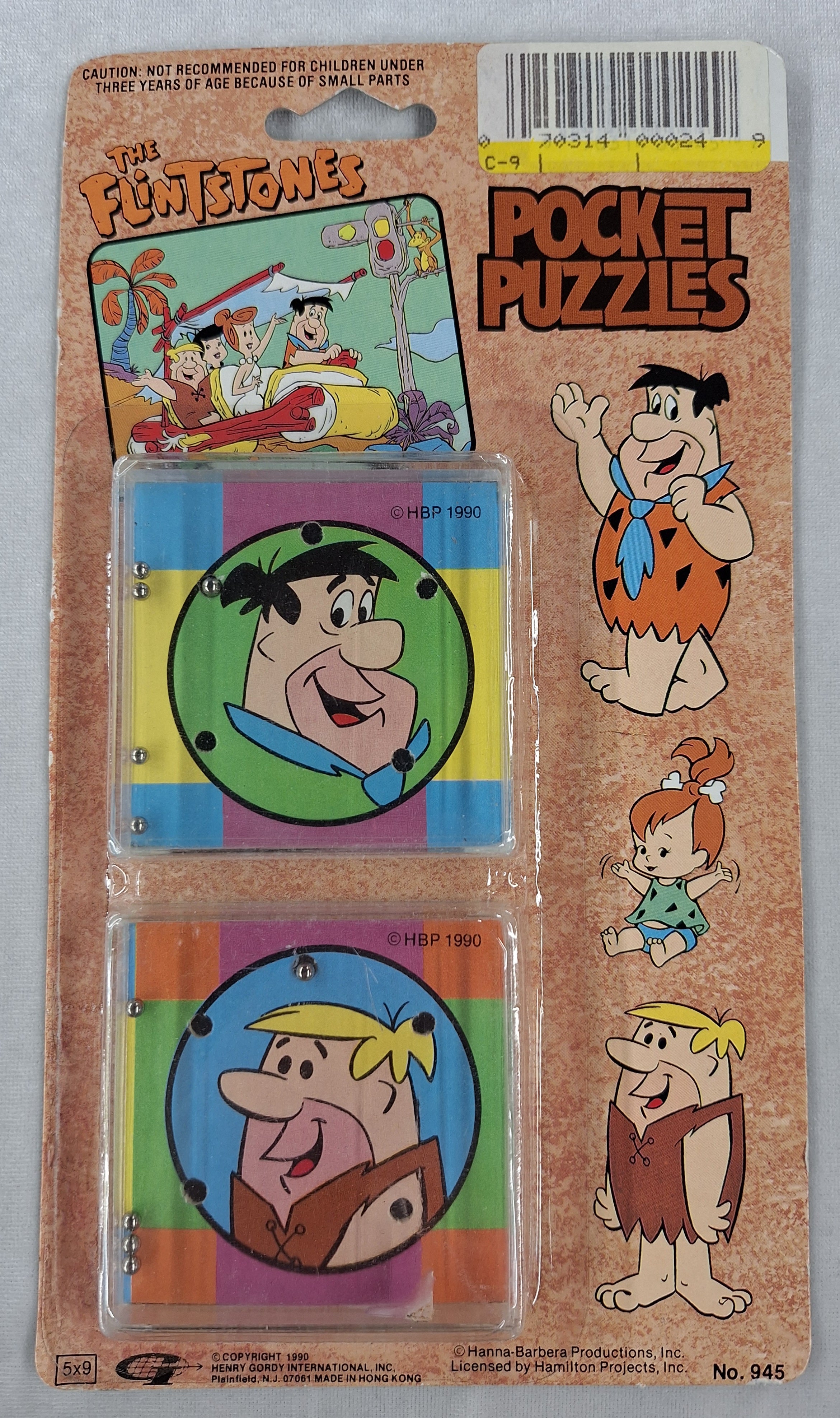 Flintstones Pocket Puzzle 1990
